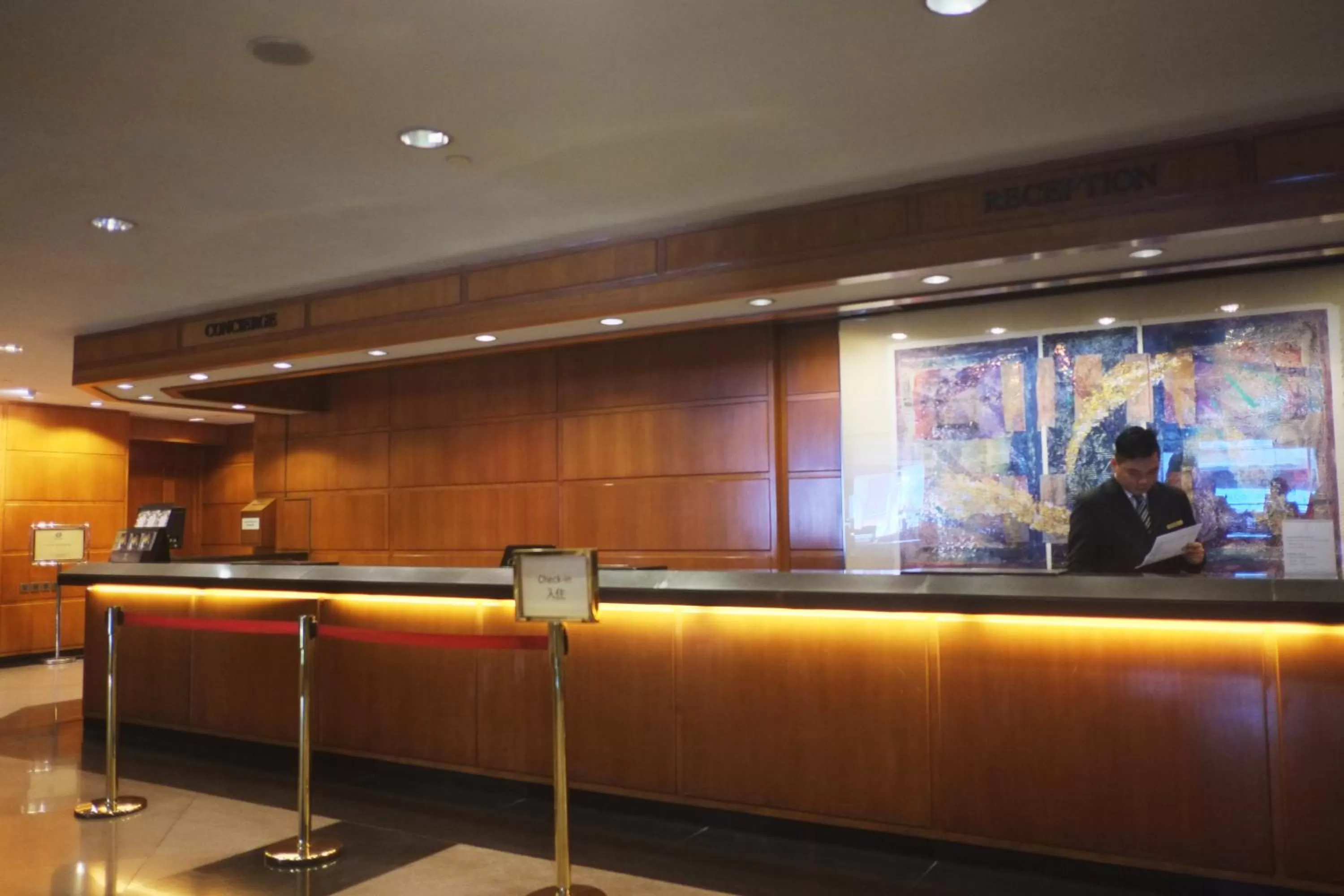 Lobby or reception in The Kimberley Hotel