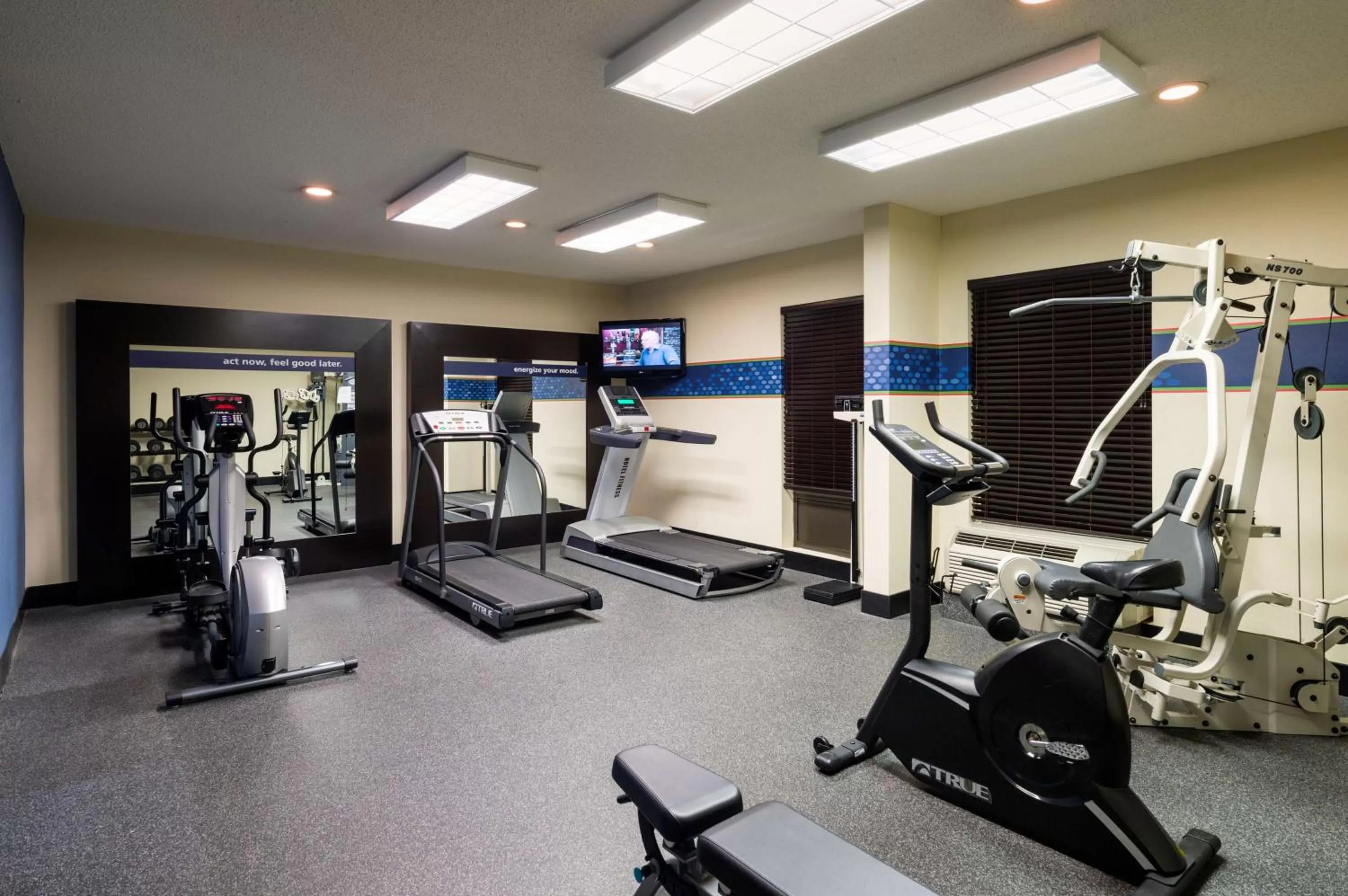 Fitness centre/facilities in Hampton Inn Danville