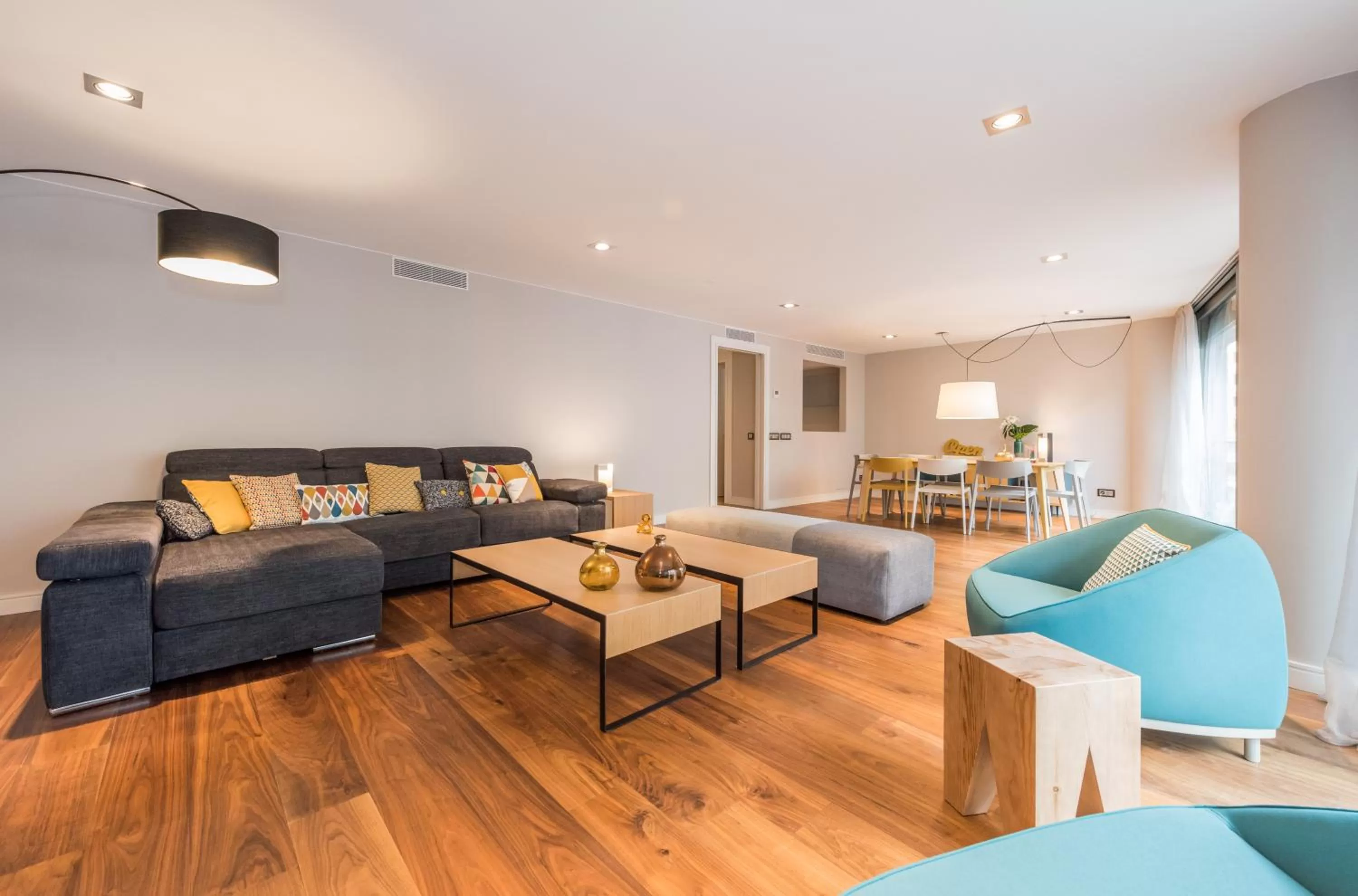 Living room in Gran View Apartments