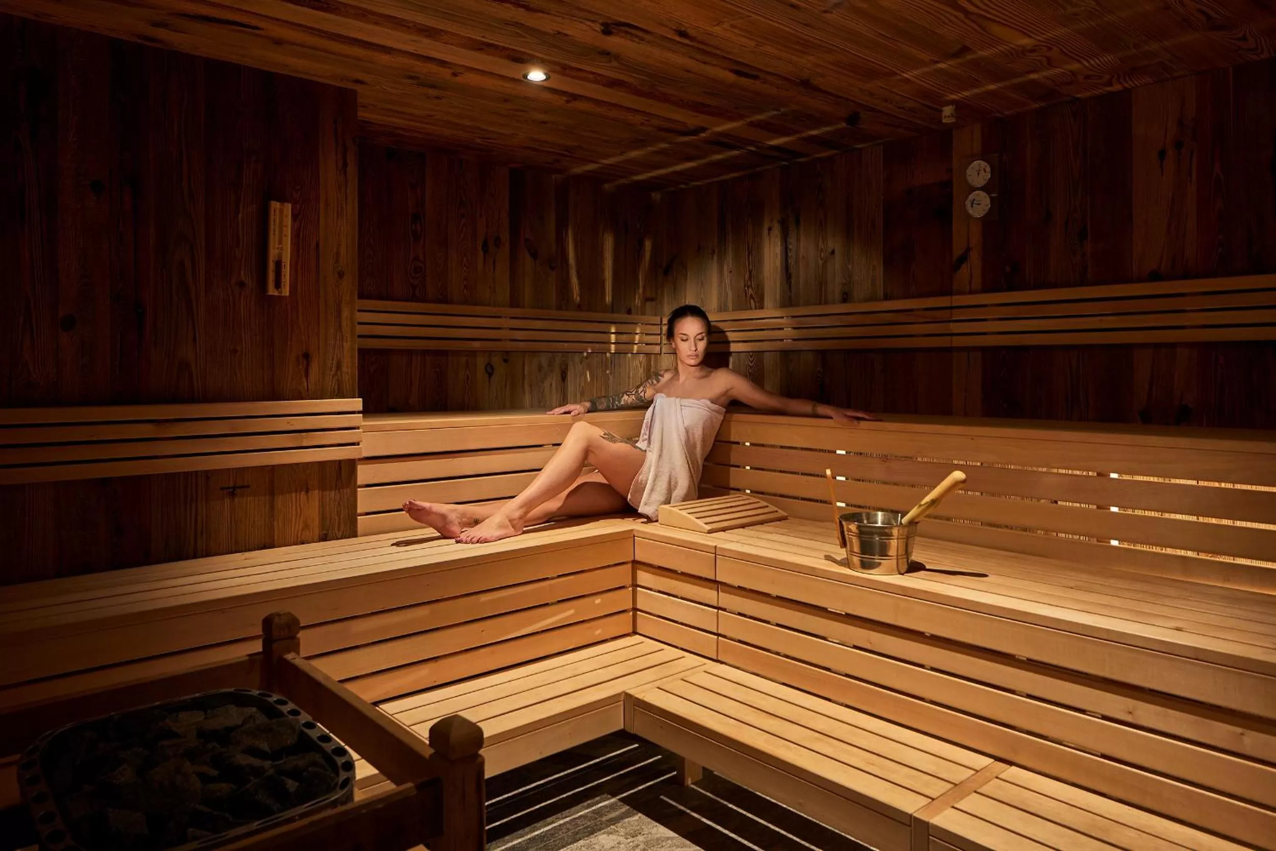Spa and wellness centre/facilities in Hotel Marmolada