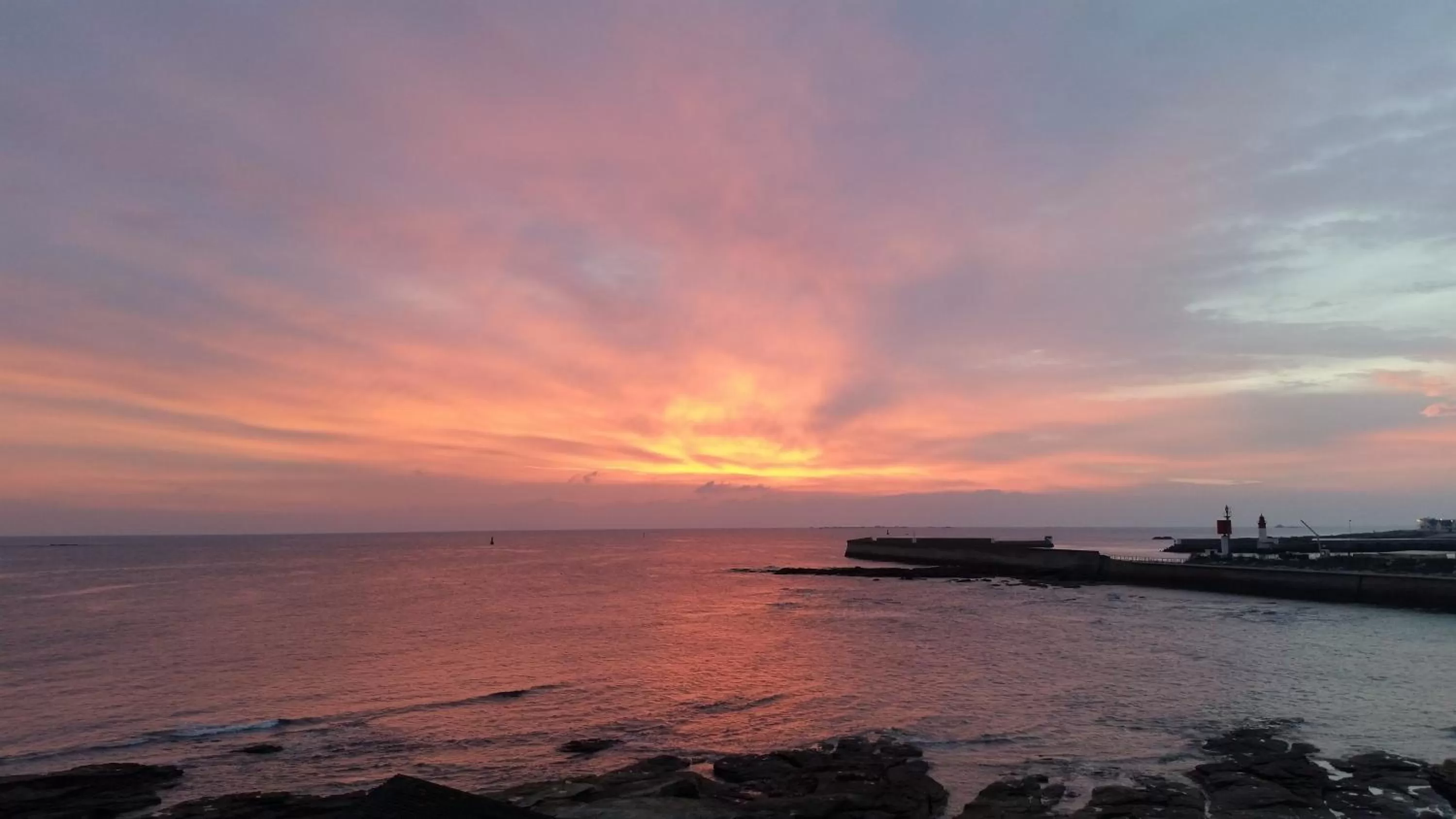 Sunset in 180 degrés iodés