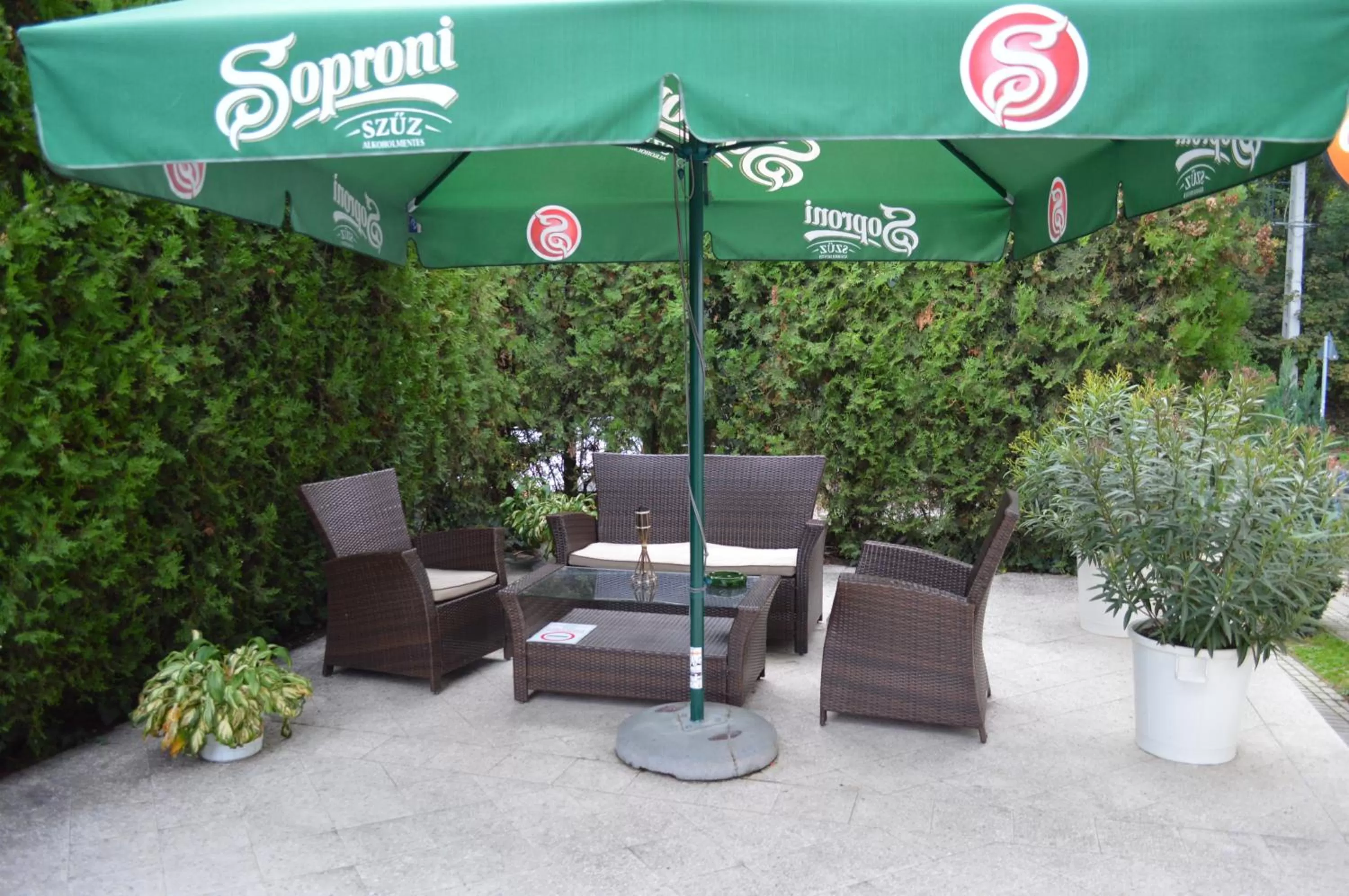 Balcony/Terrace in Muskátli Panzió