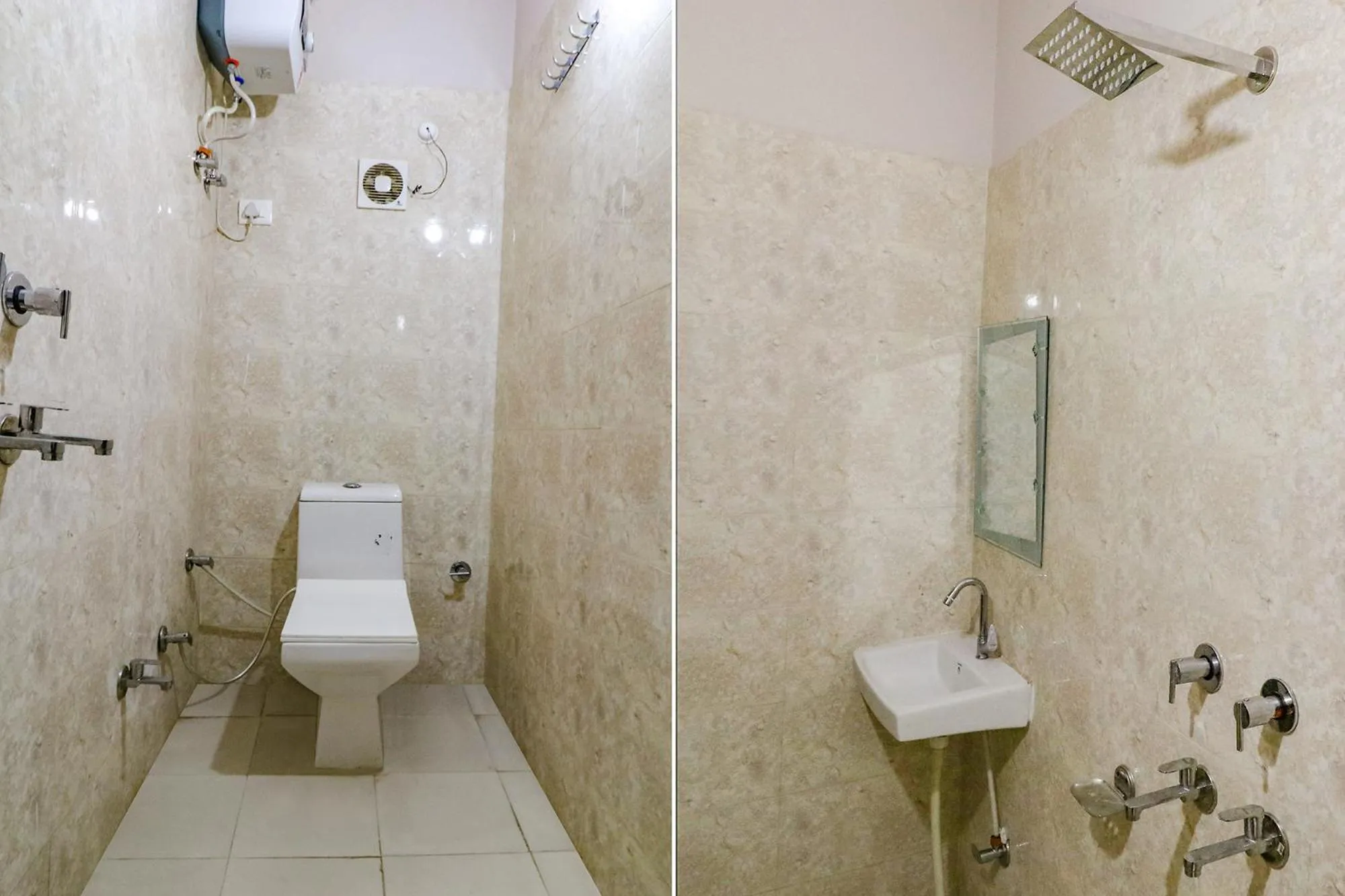 Bathroom in FabExpress Kartikey Inn