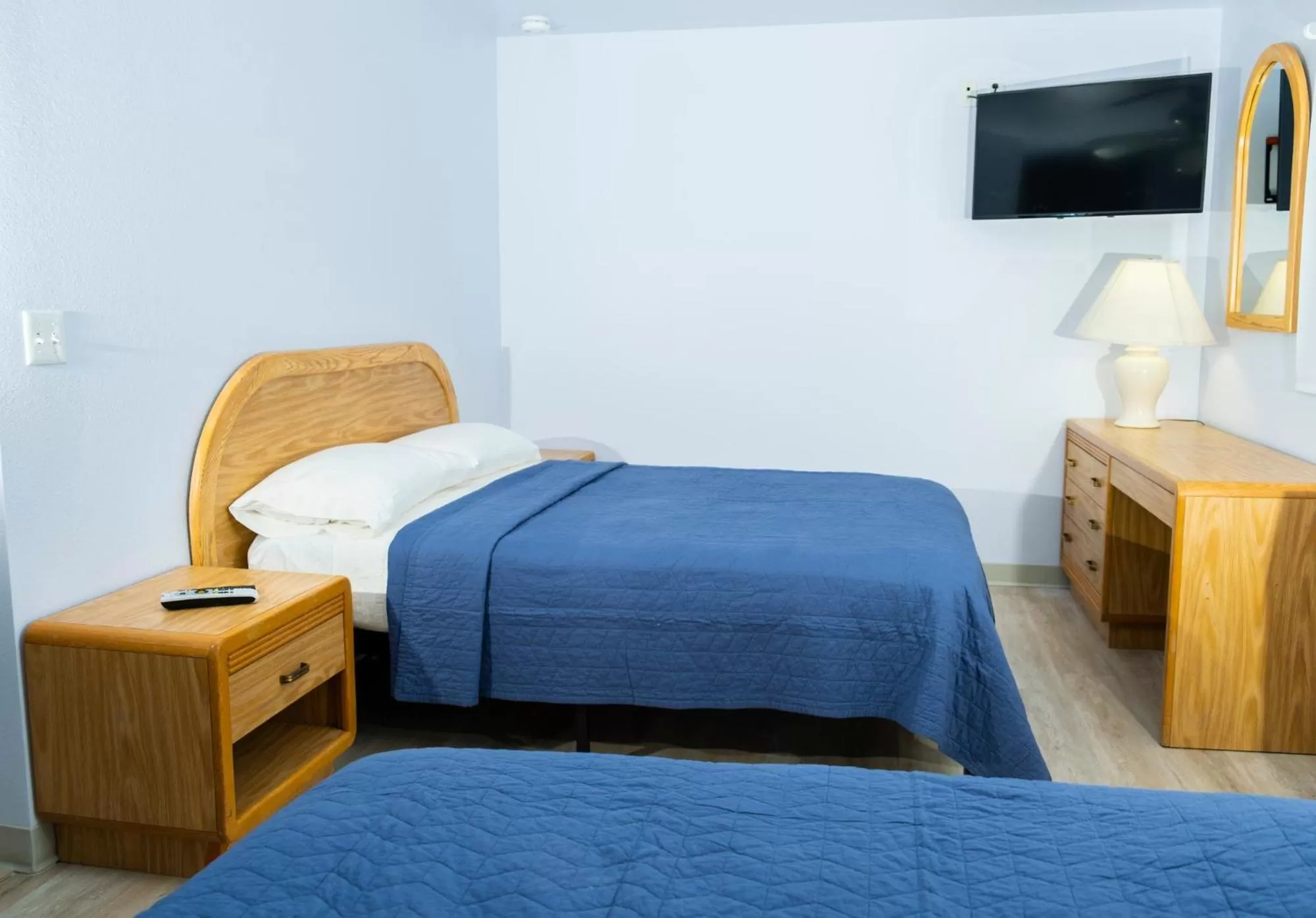 Bed in Dark Sky Suites