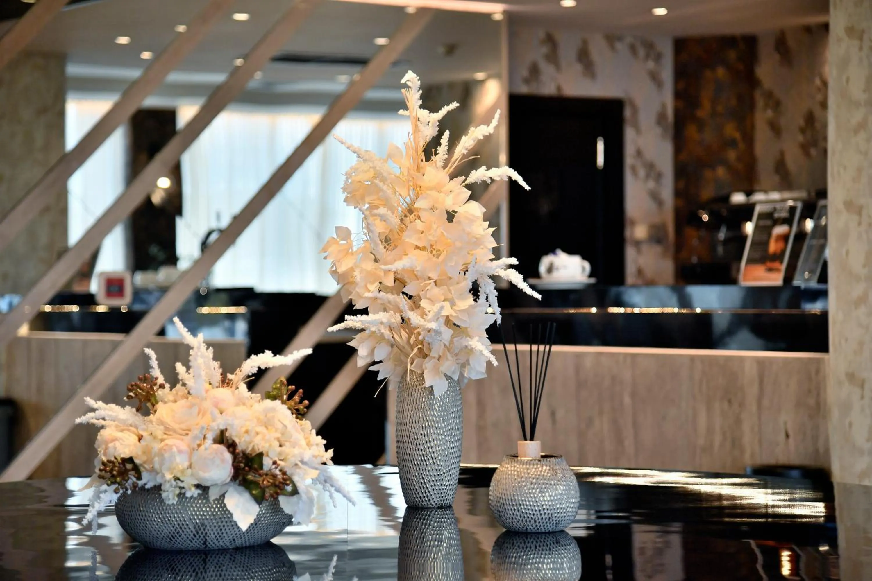 Lobby or reception in Palace Inn Rome Fiano