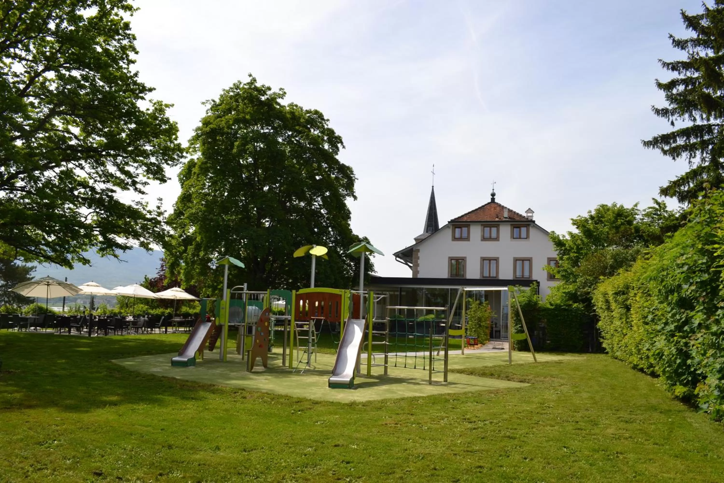 Children play ground in Auberge de Confignon