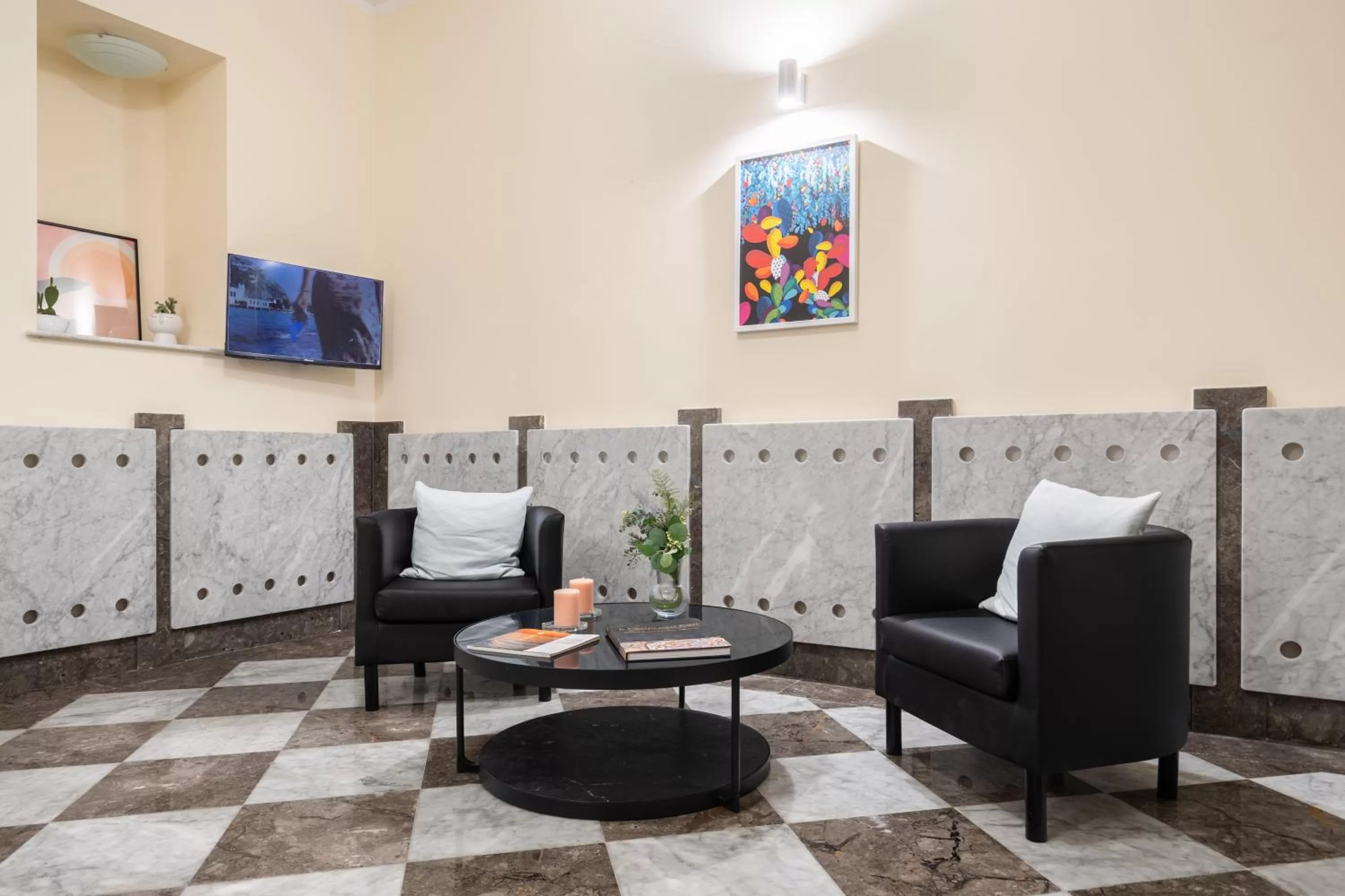 Lobby or reception in Open Sicily Residence - Central Apartments Near Quattro Canti