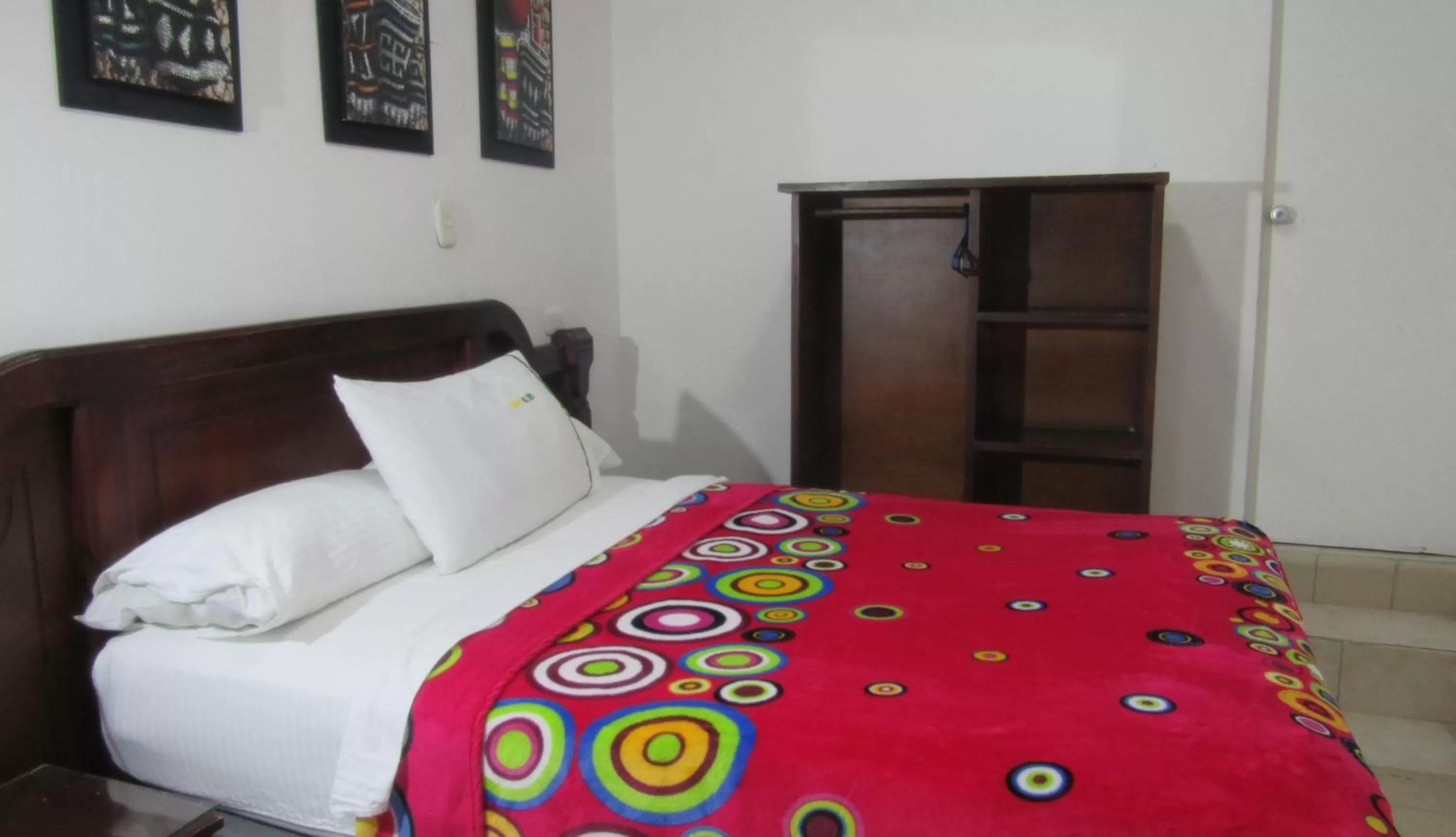 Bed in Hotel Nuevo Tio