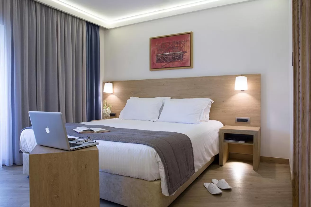 Photo of the whole room, Bed in Golden Age Athens Hotel