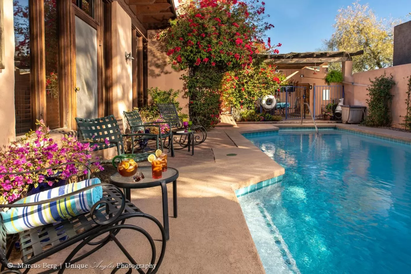 Swimming Pool in Adobe Rose Inn