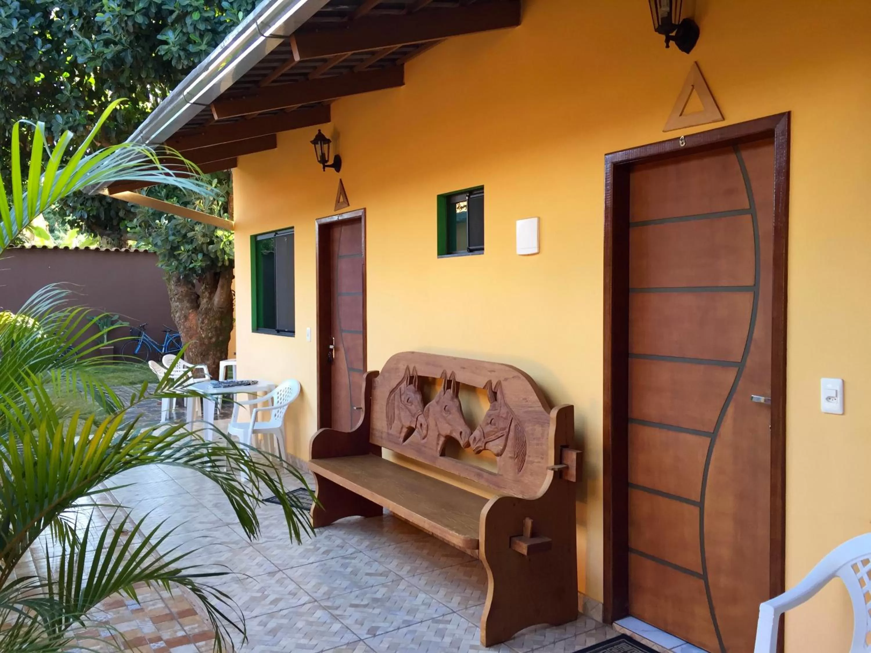 Patio in Pousada Corazao Sagradao