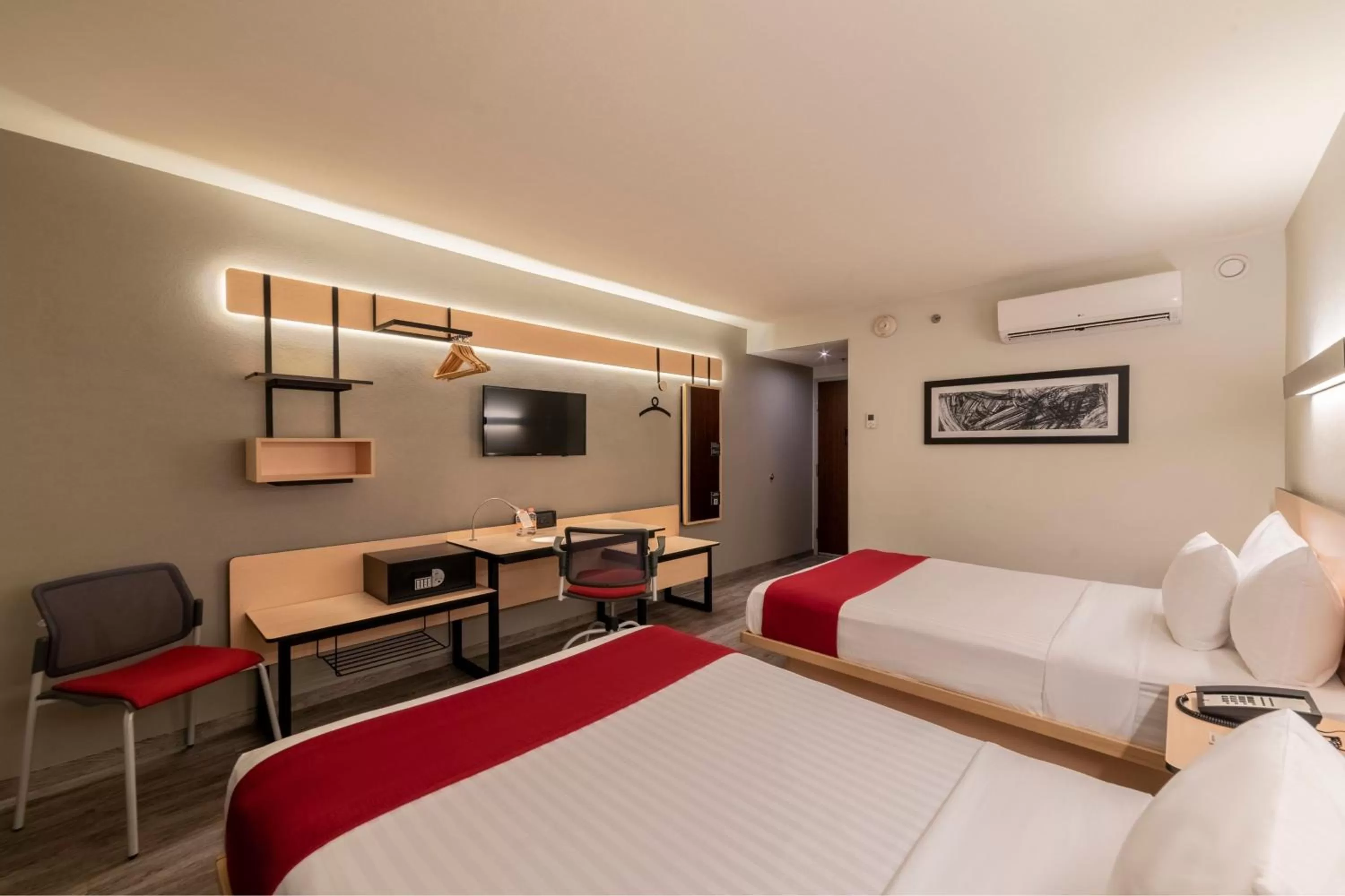 Bedroom, Bed in City Express Plus by Marriott Guadalajara Palomar