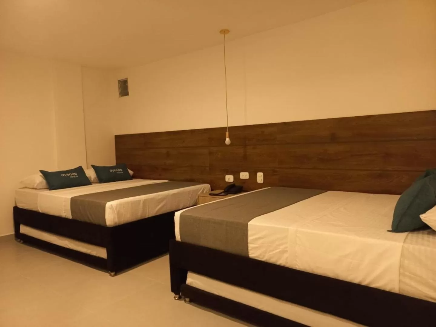 Bed in Hotel Colombia Avenida