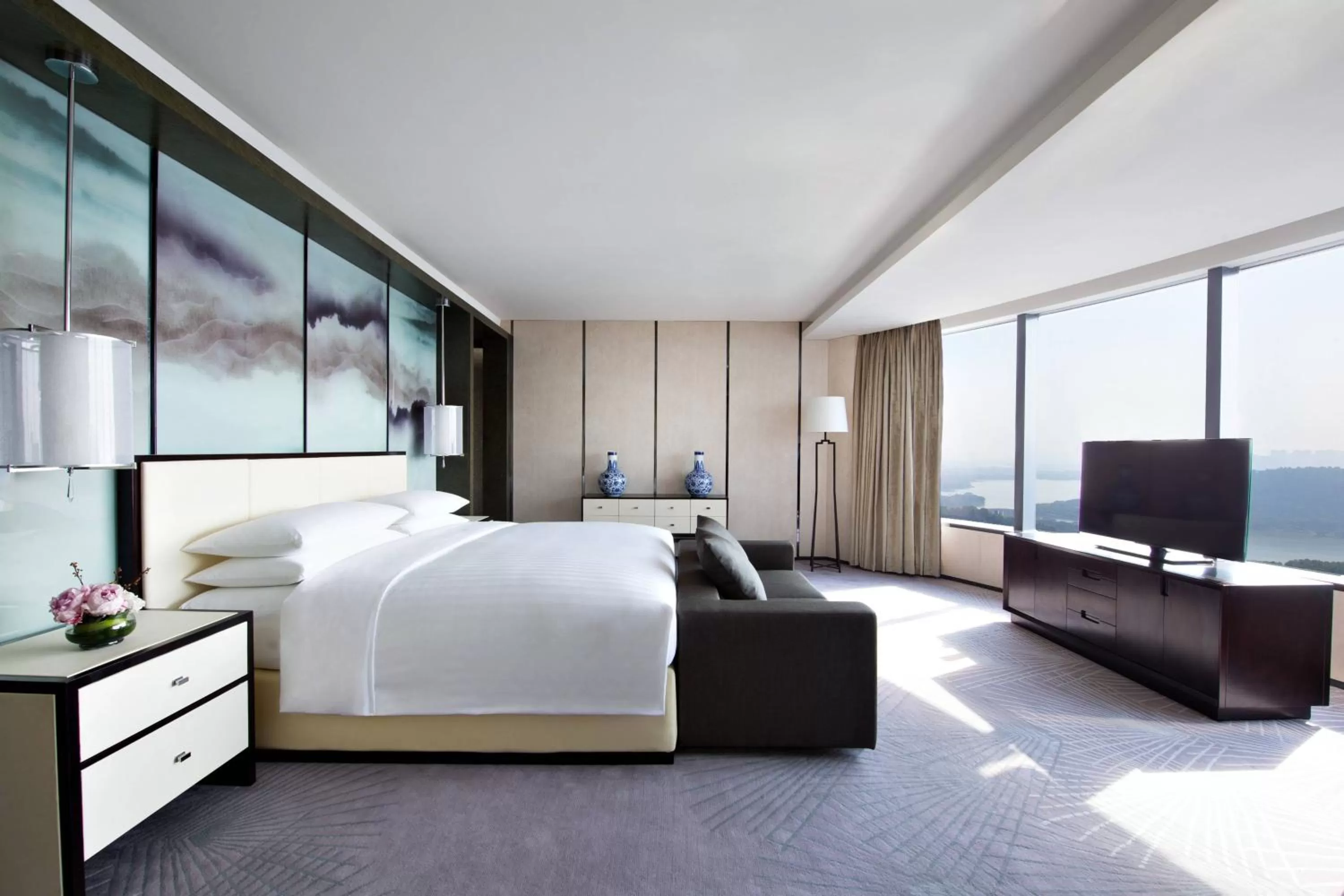 Bedroom, Bed in Shunde Marriott Hotel