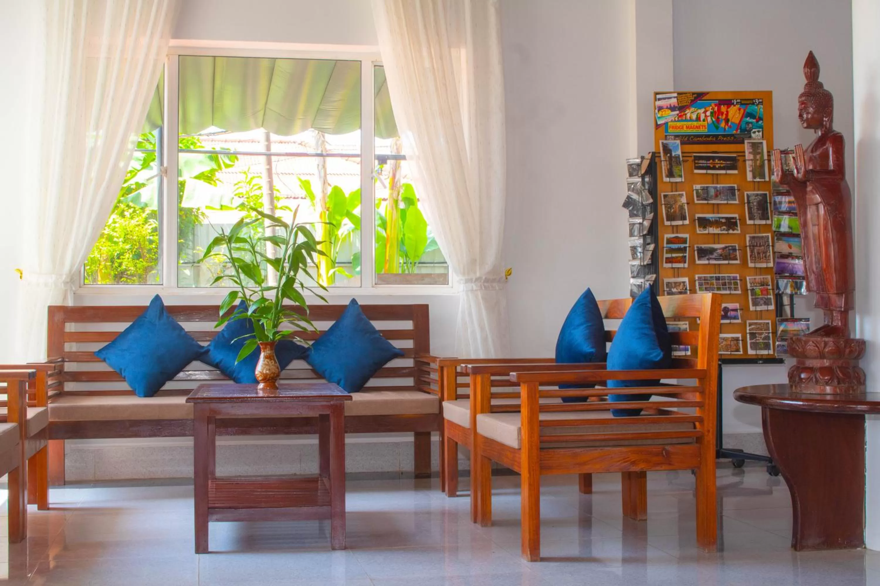 Seating area in The Blanc Residence