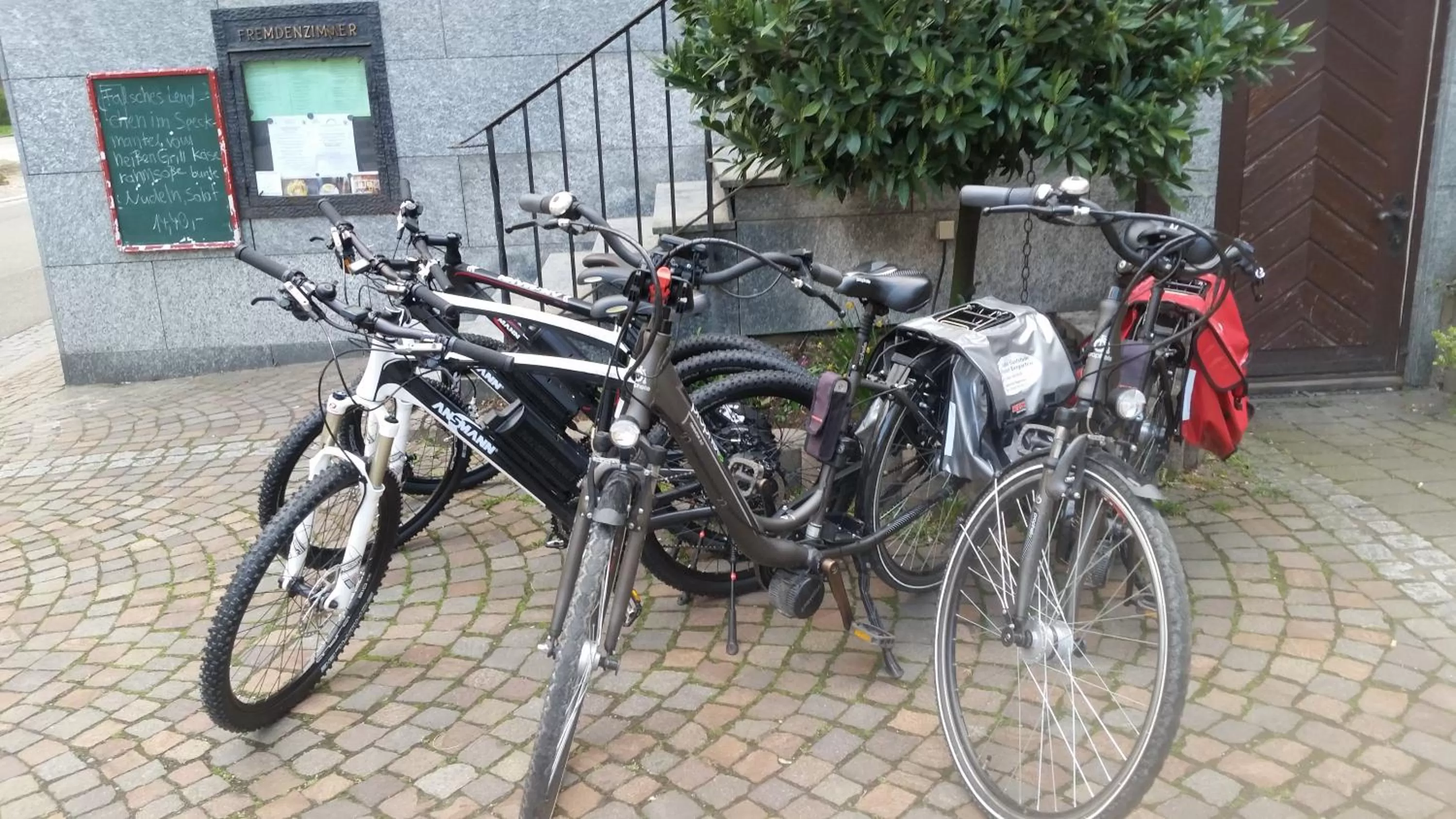 Cycling in Adler Gaststube Hotel Biergarten