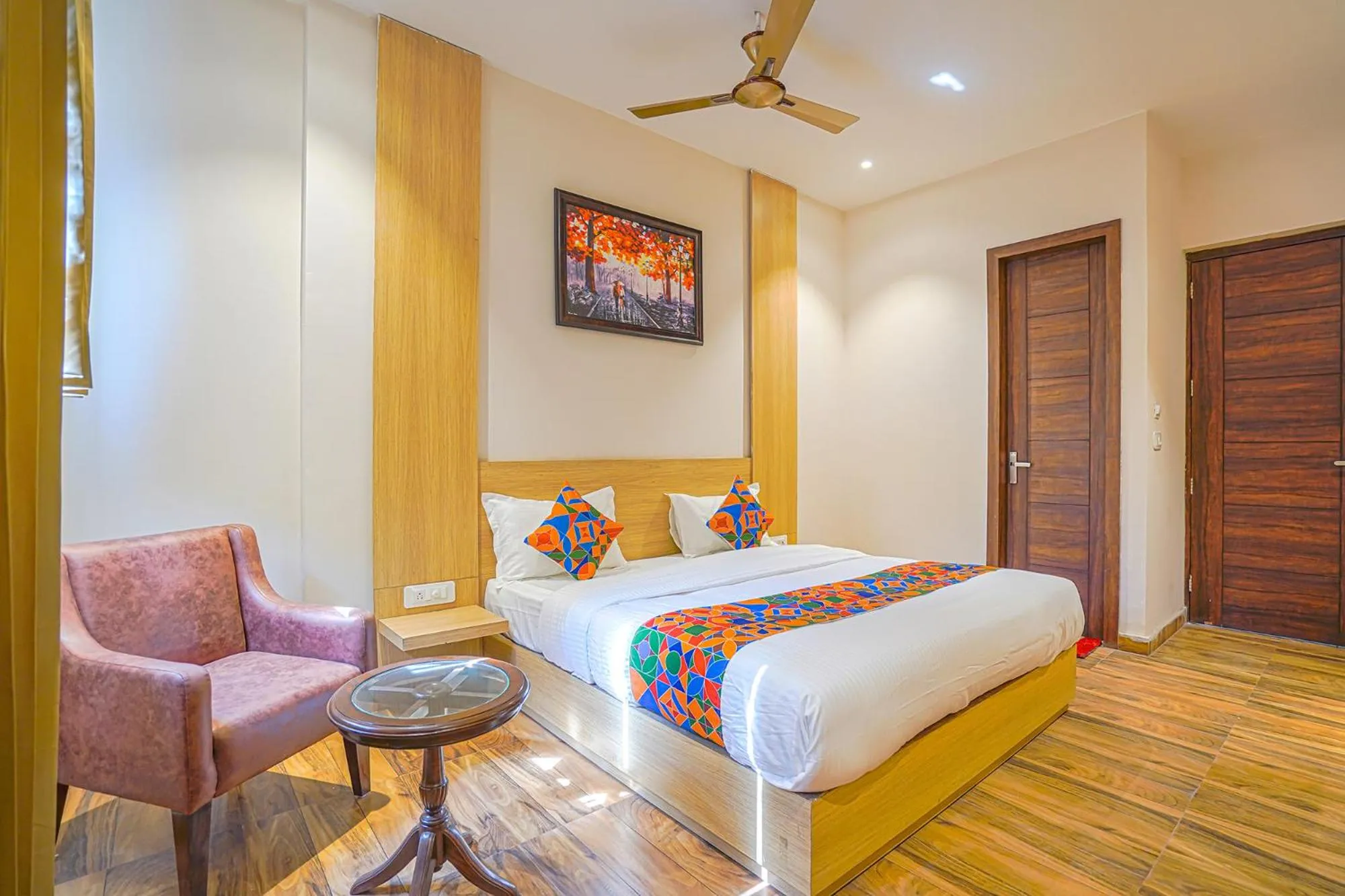 Photo of the whole room, Bed in FabHotel Prime Empire