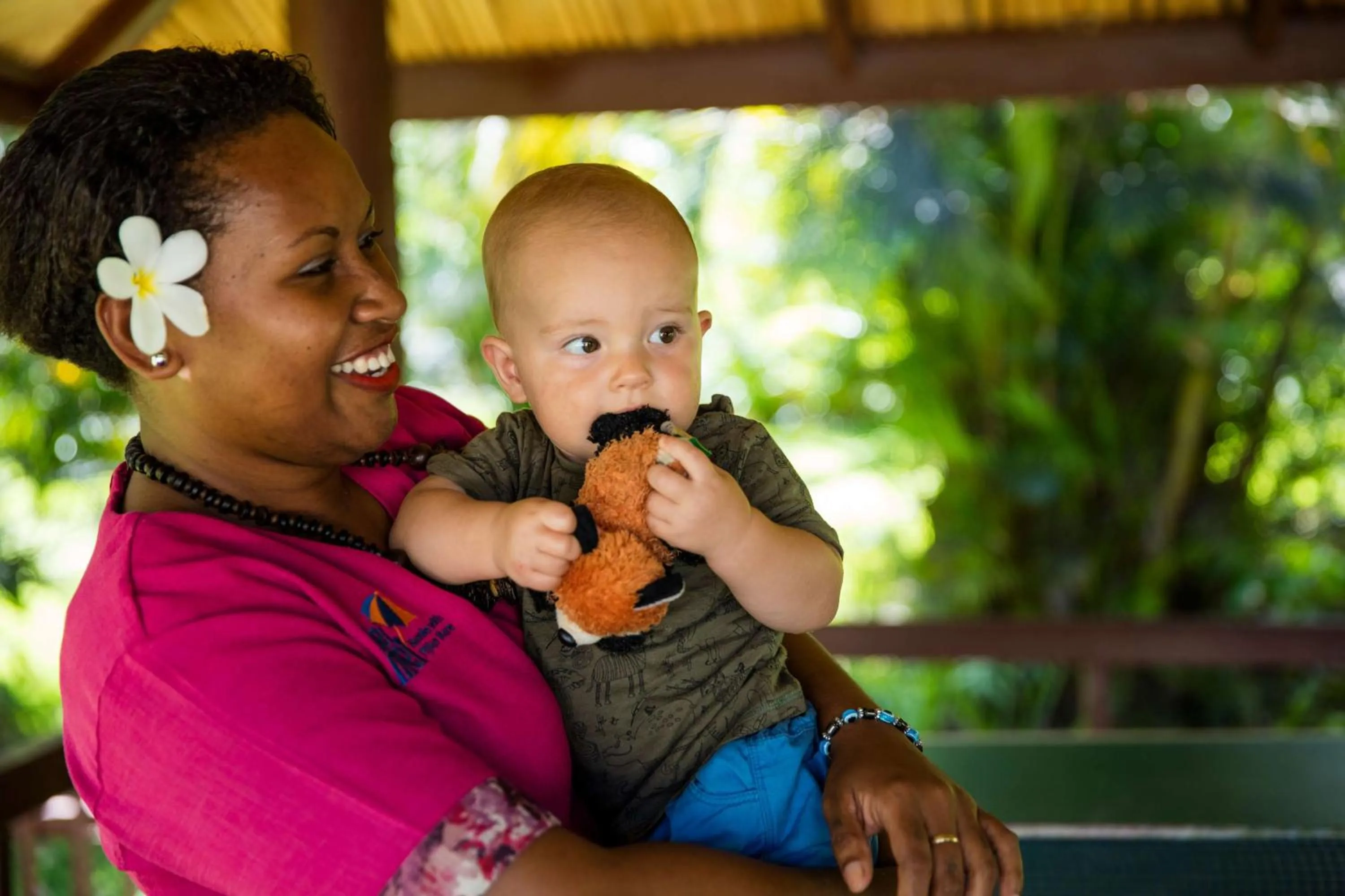 Property building in Outrigger Fiji Beach Resort
