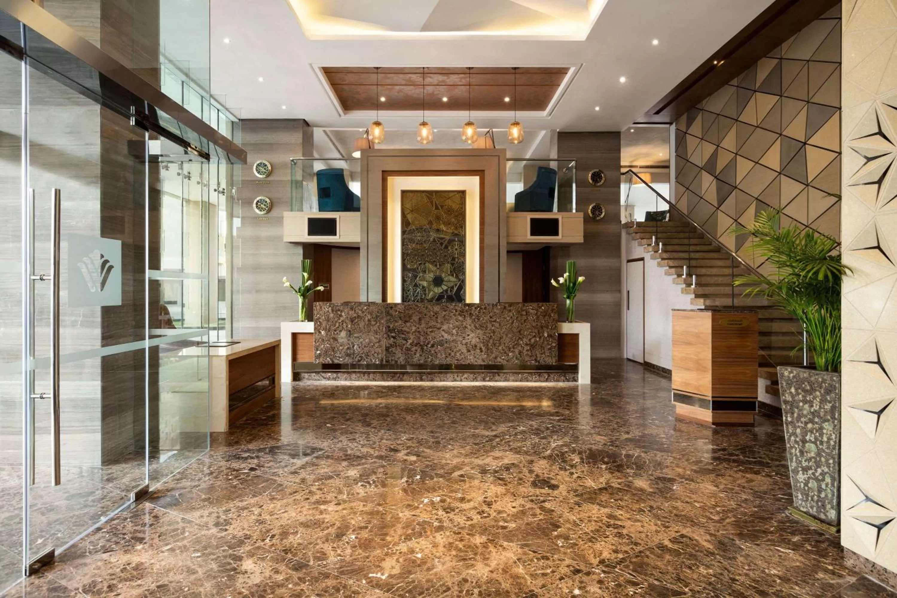 Lobby or reception in Wyndham Garden Manama