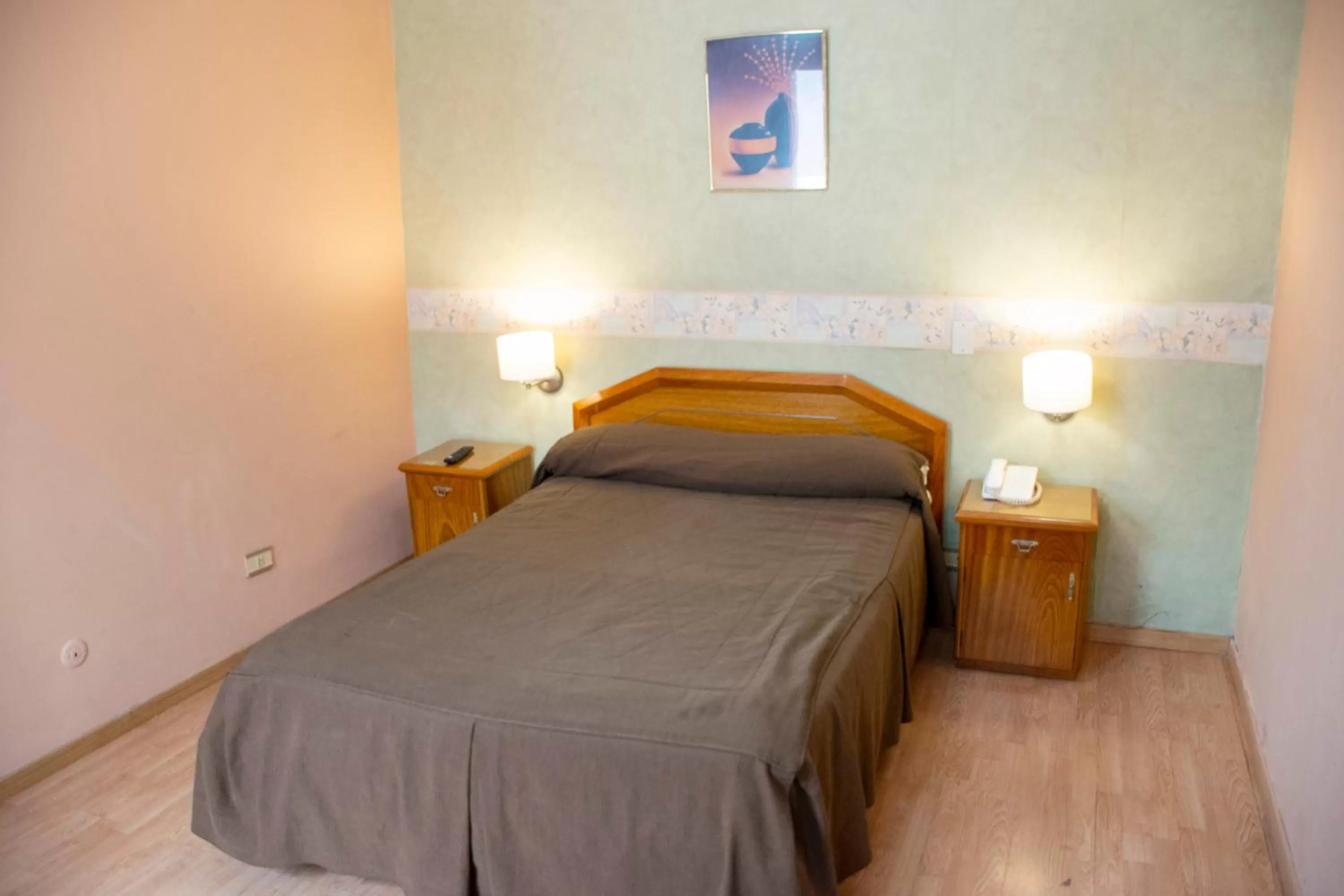 Decorative detail, Bed in Hotel Internacional