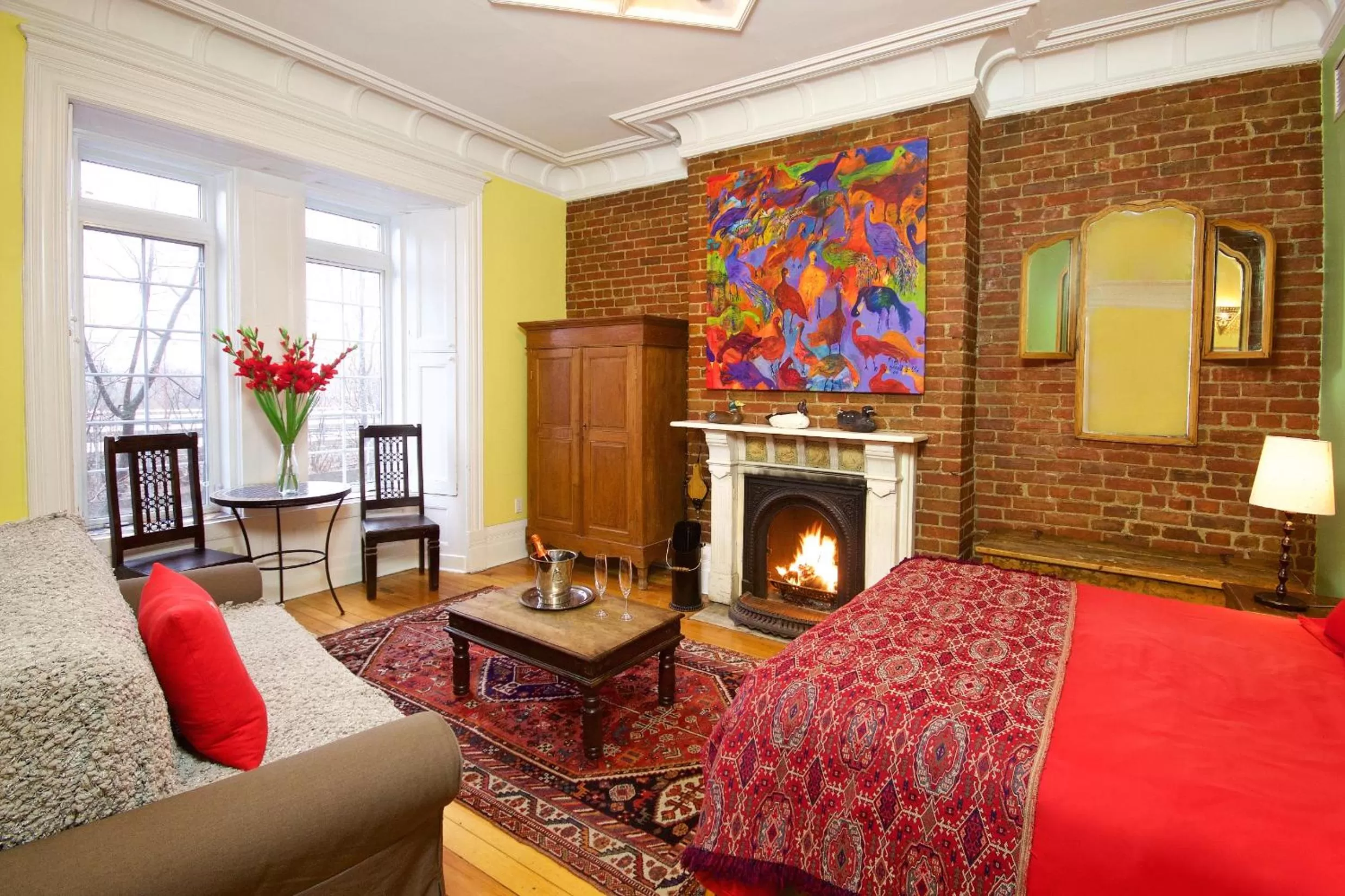 Photo of the whole room in Auberge Les Bons Matins