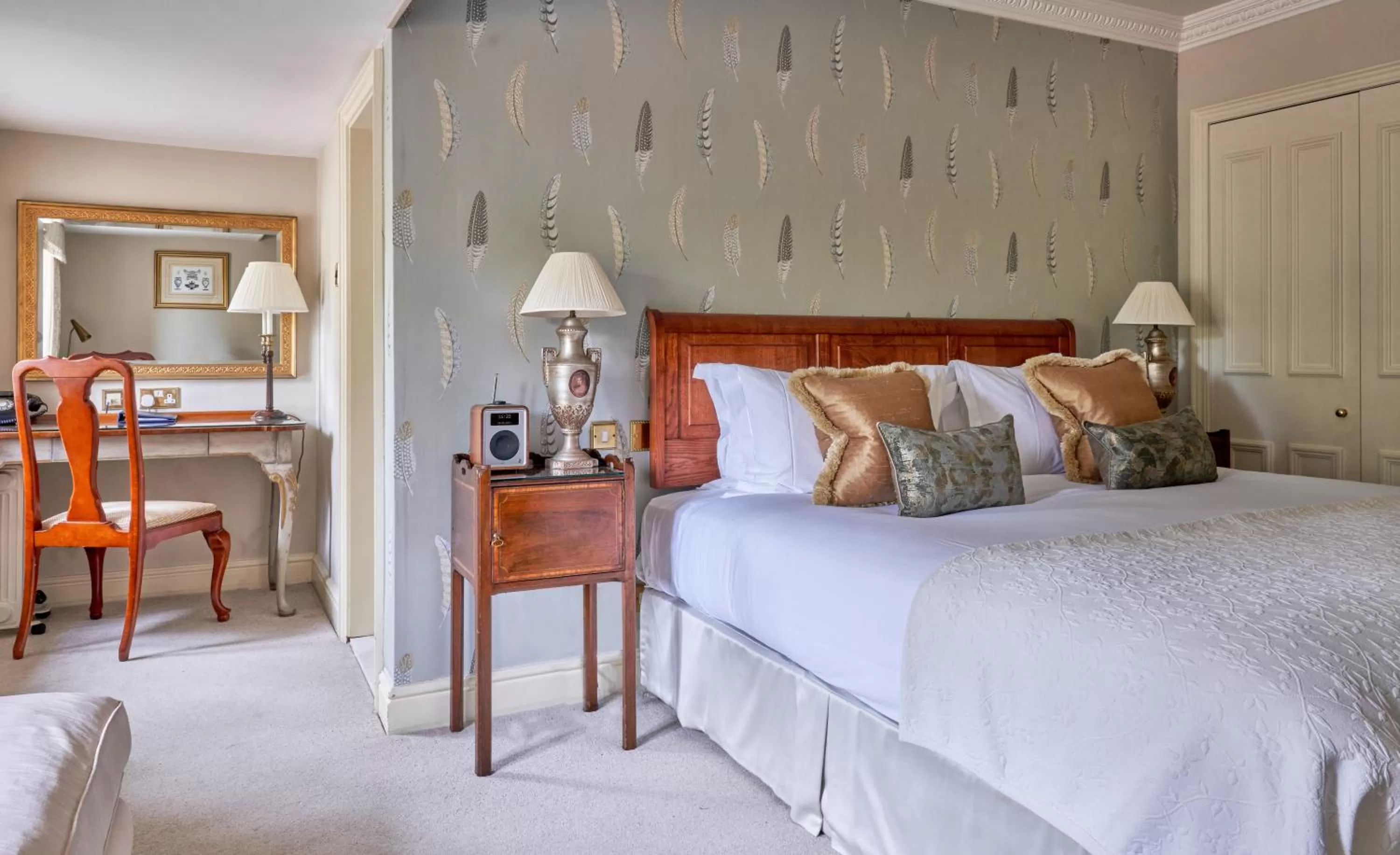 Bed in Lucknam Park, Emblems Collection