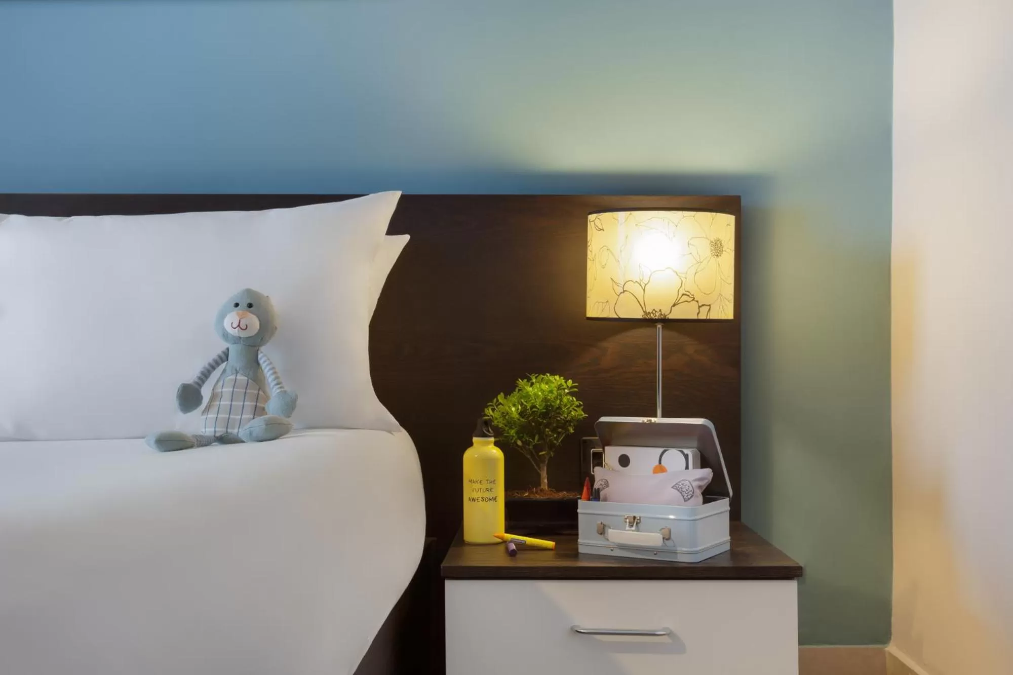 Bed in Hotel Argento