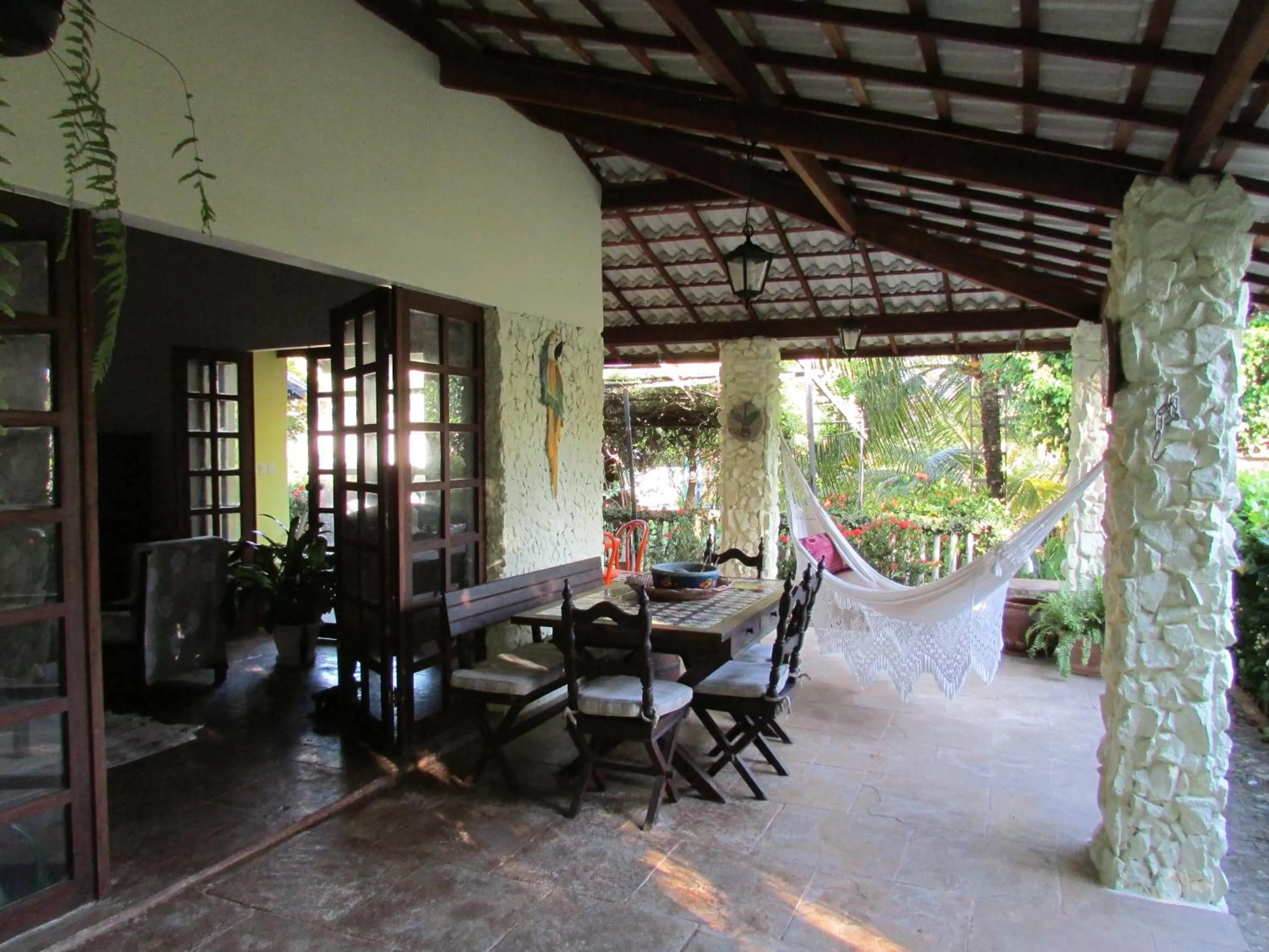 Balcony/Terrace in Pousada Ipitanga IV