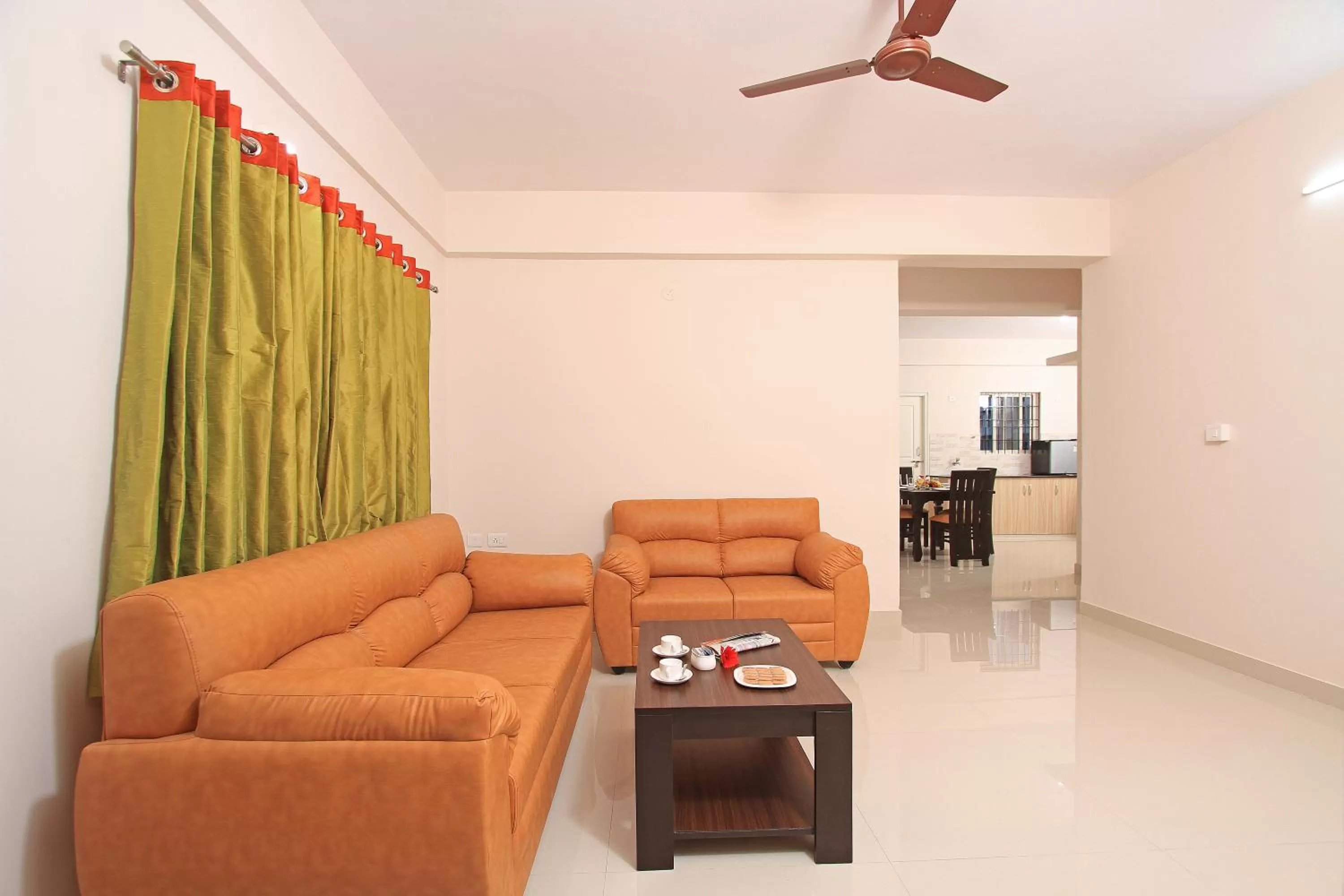 Seating area in Arra Suites kempegowda Airport Hotel