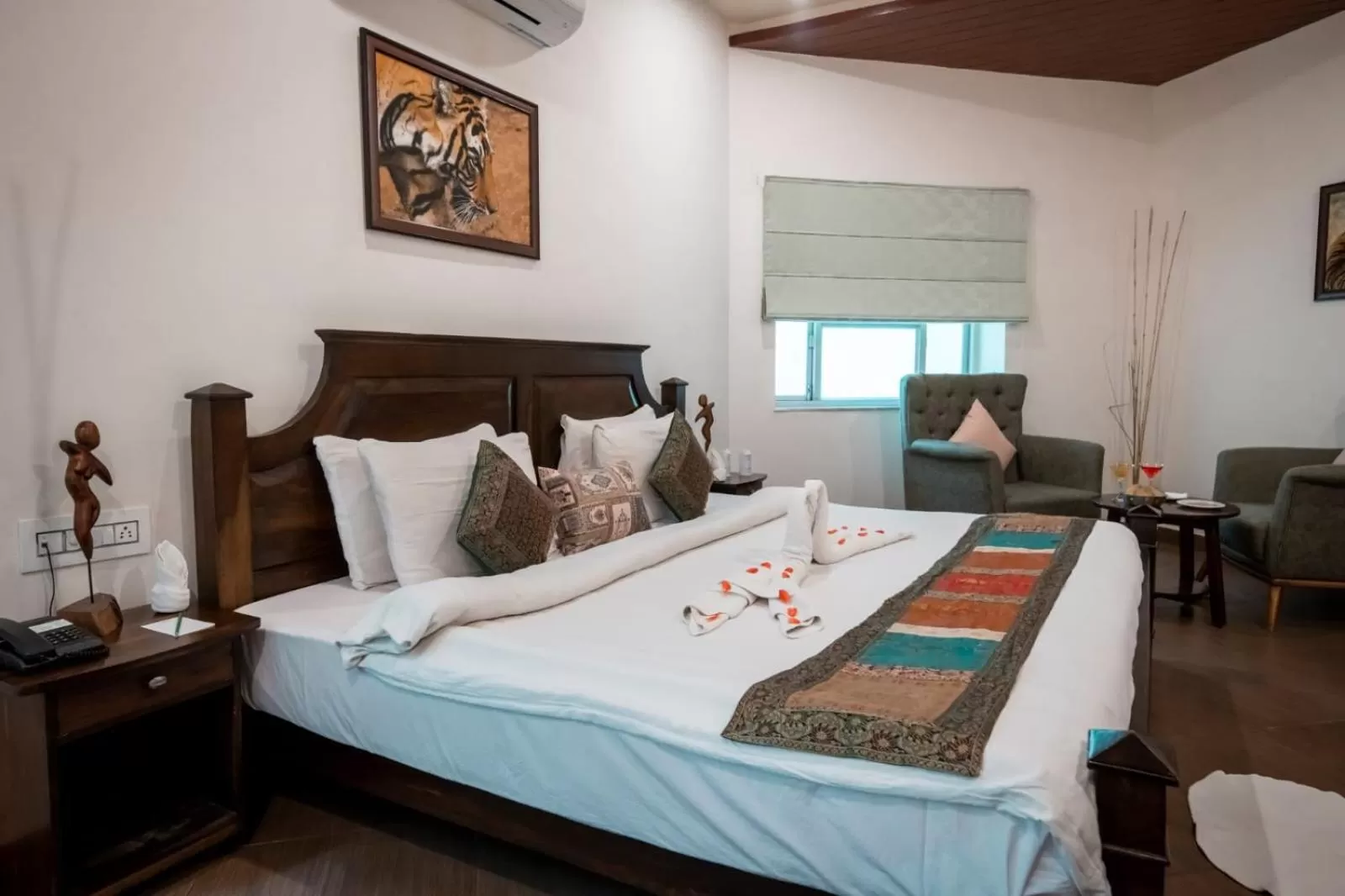 Bed in The Fern Ranthambore Forest Resort Rajasthan