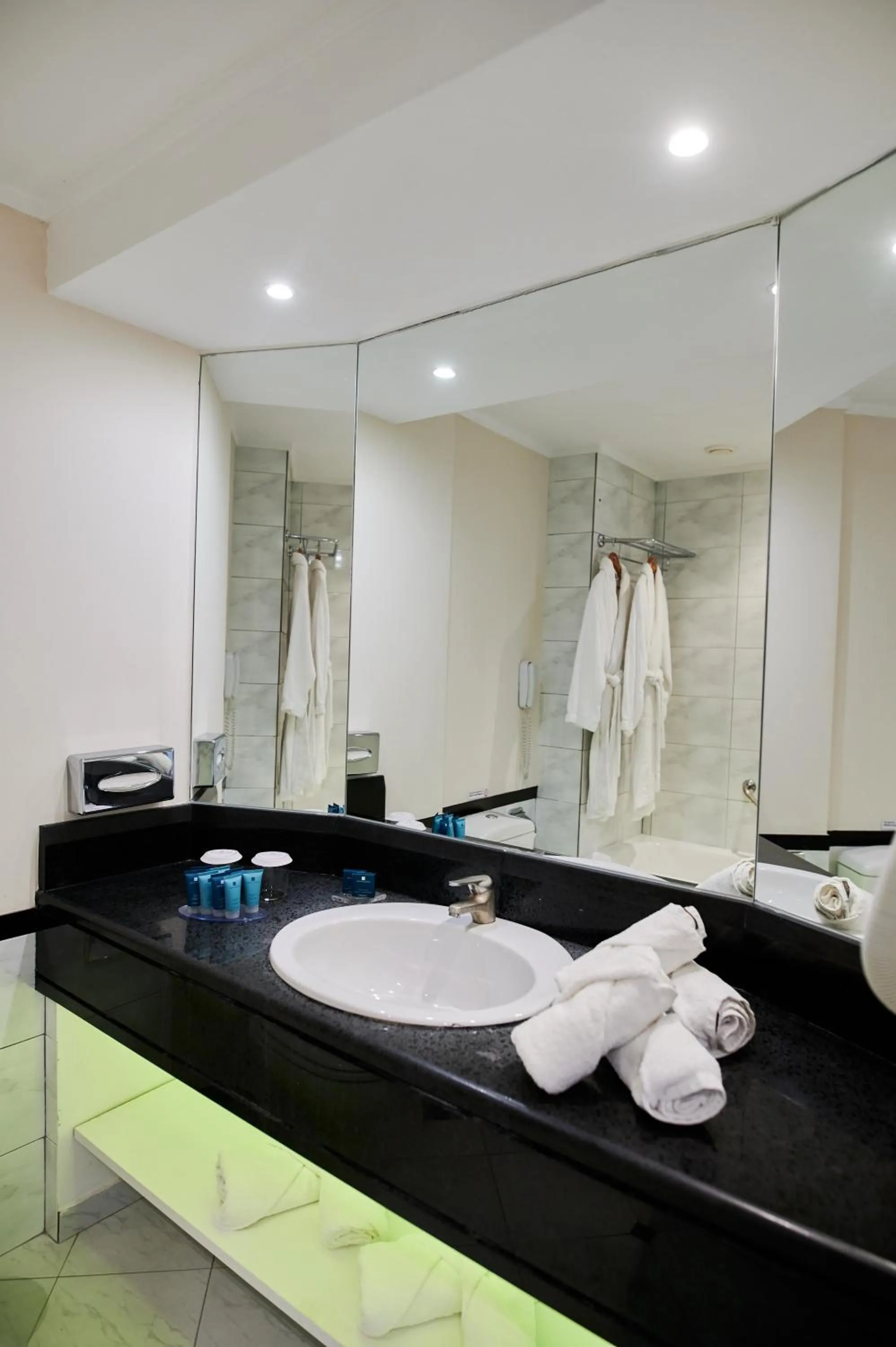 Bathroom in Ramada Plaza by Wyndham Thraki