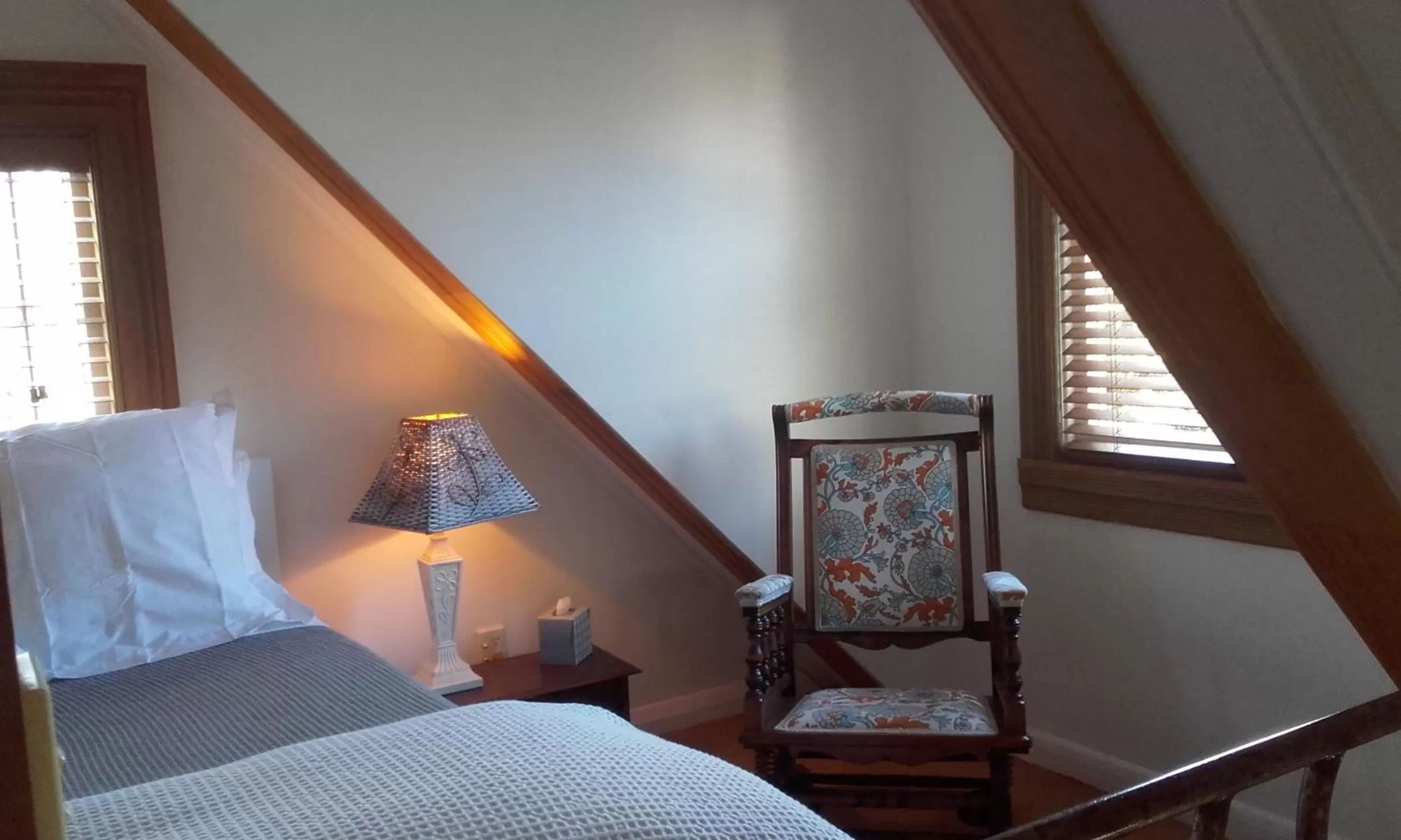 Bed in Harbour View Cottage