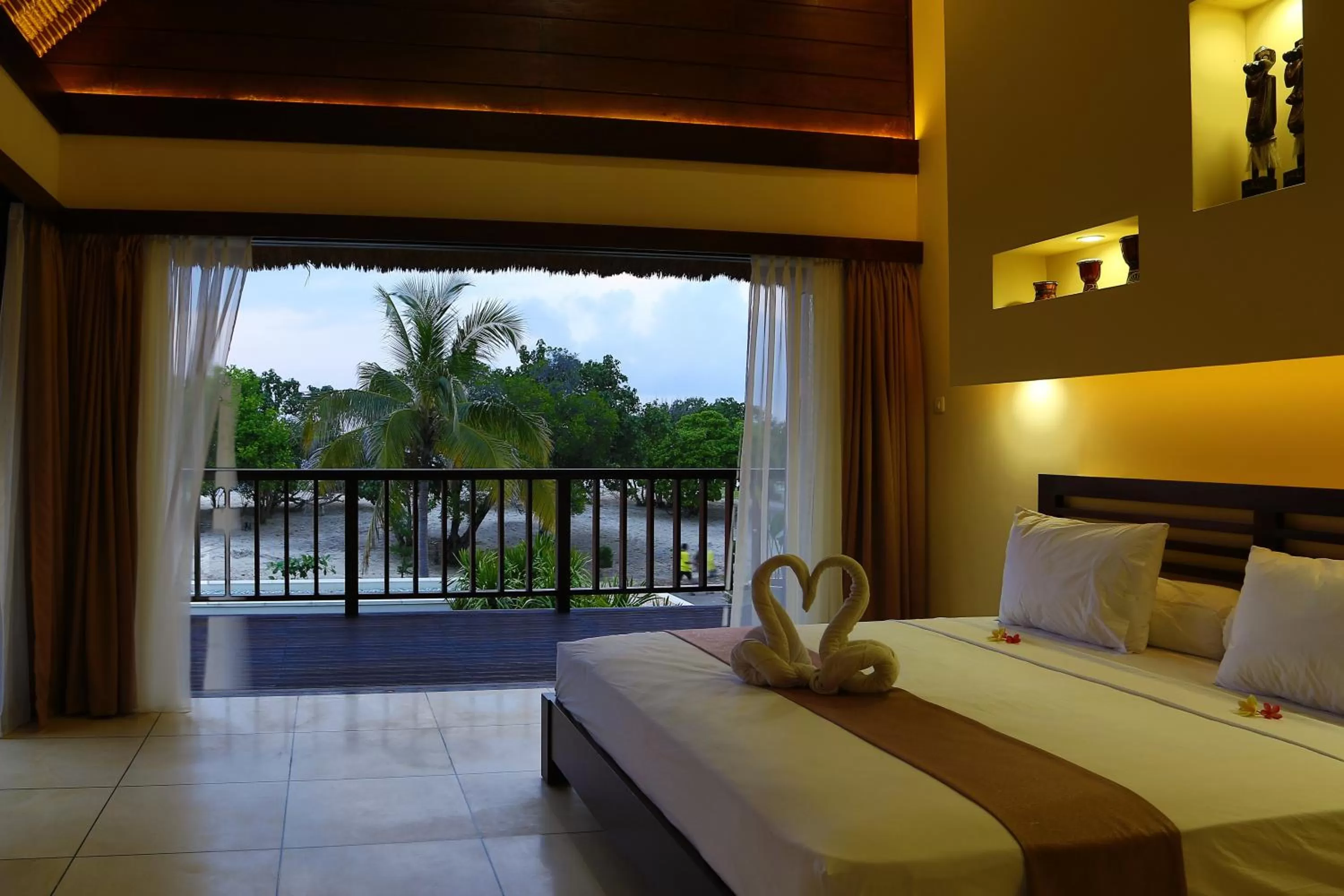 Balcony/Terrace in Mala Garden Resort and Spa