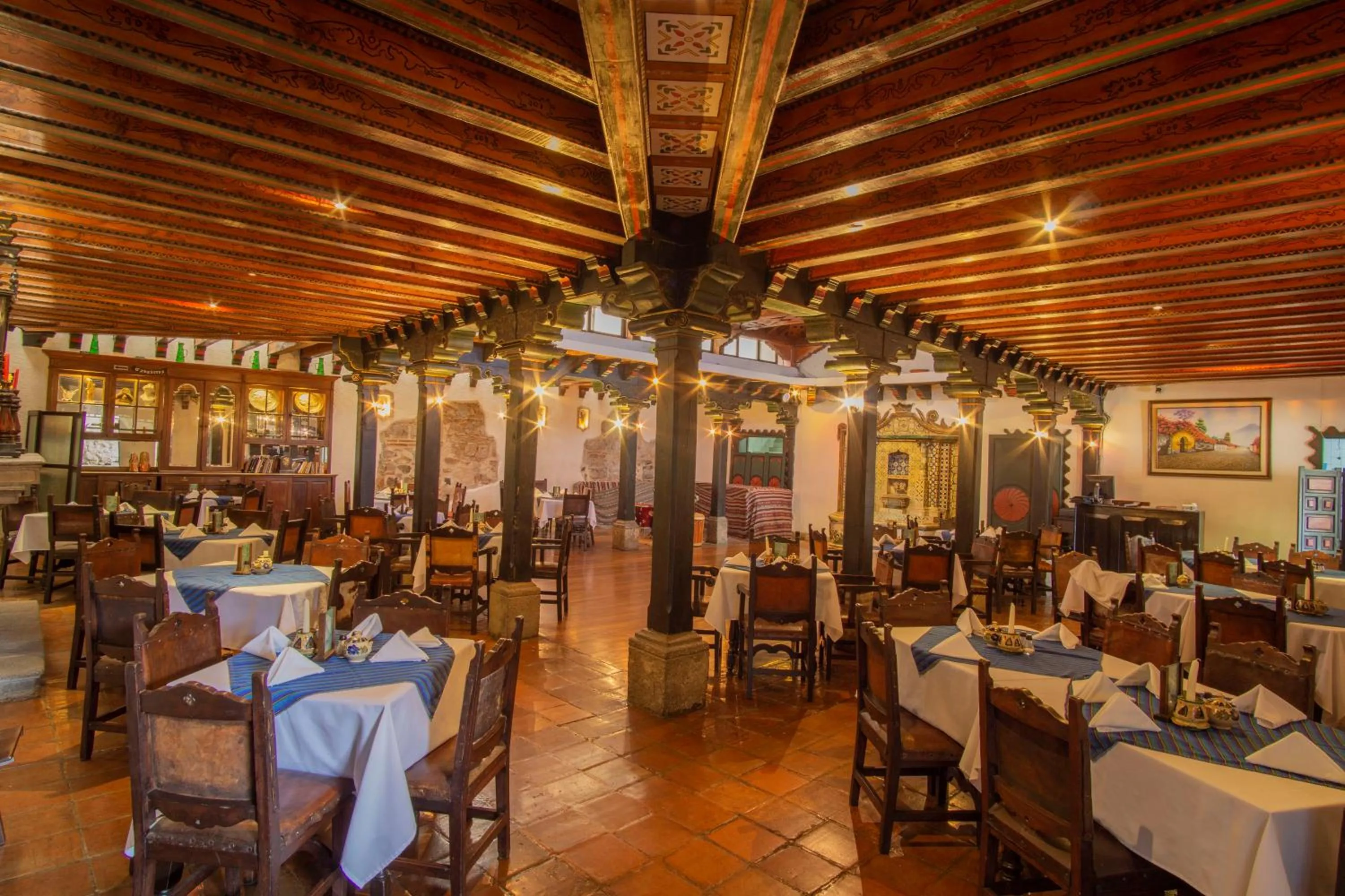 Food and drinks in Hotel Posada de Don Rodrigo Antigua