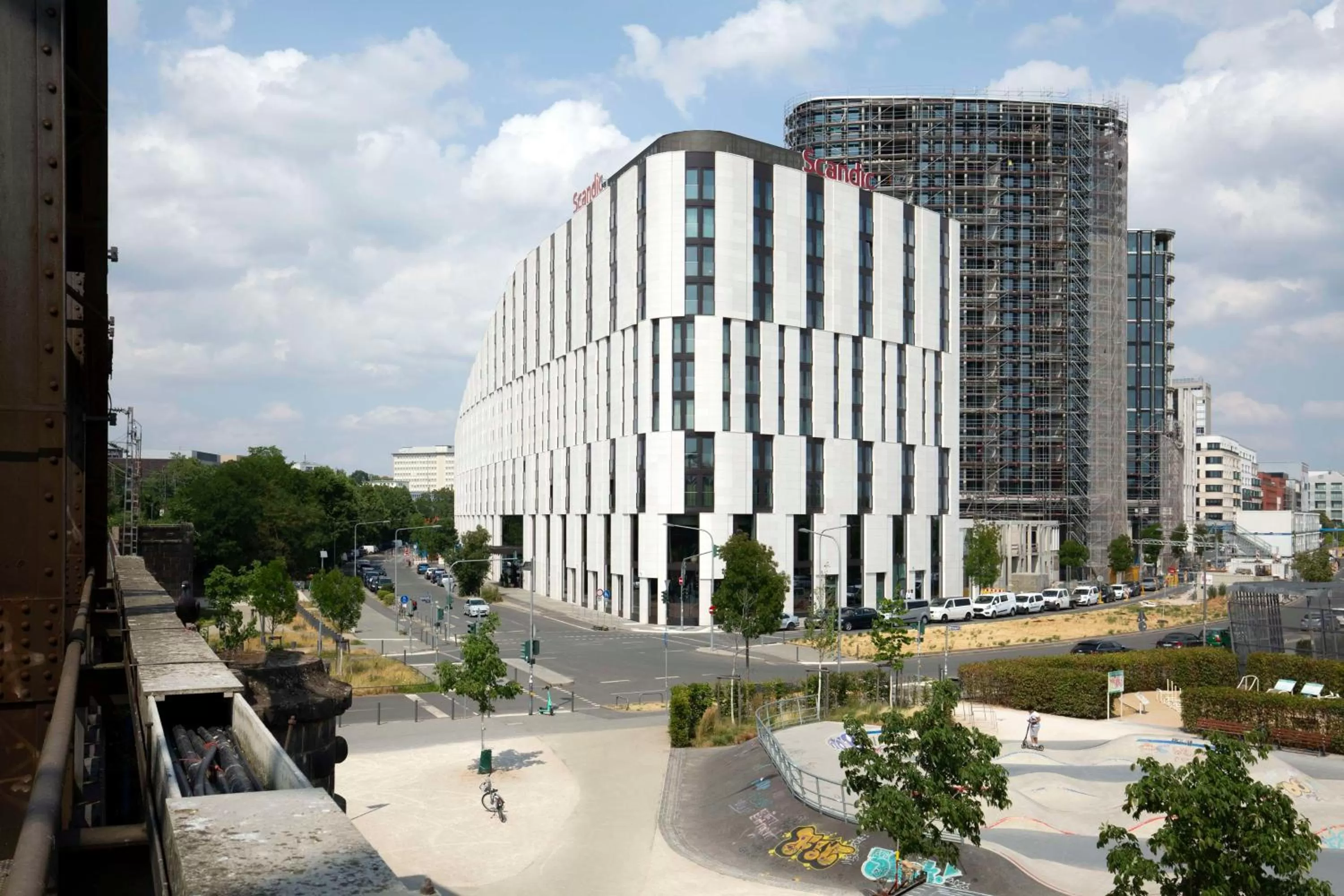 Property building in Scandic Frankfurt Hafenpark