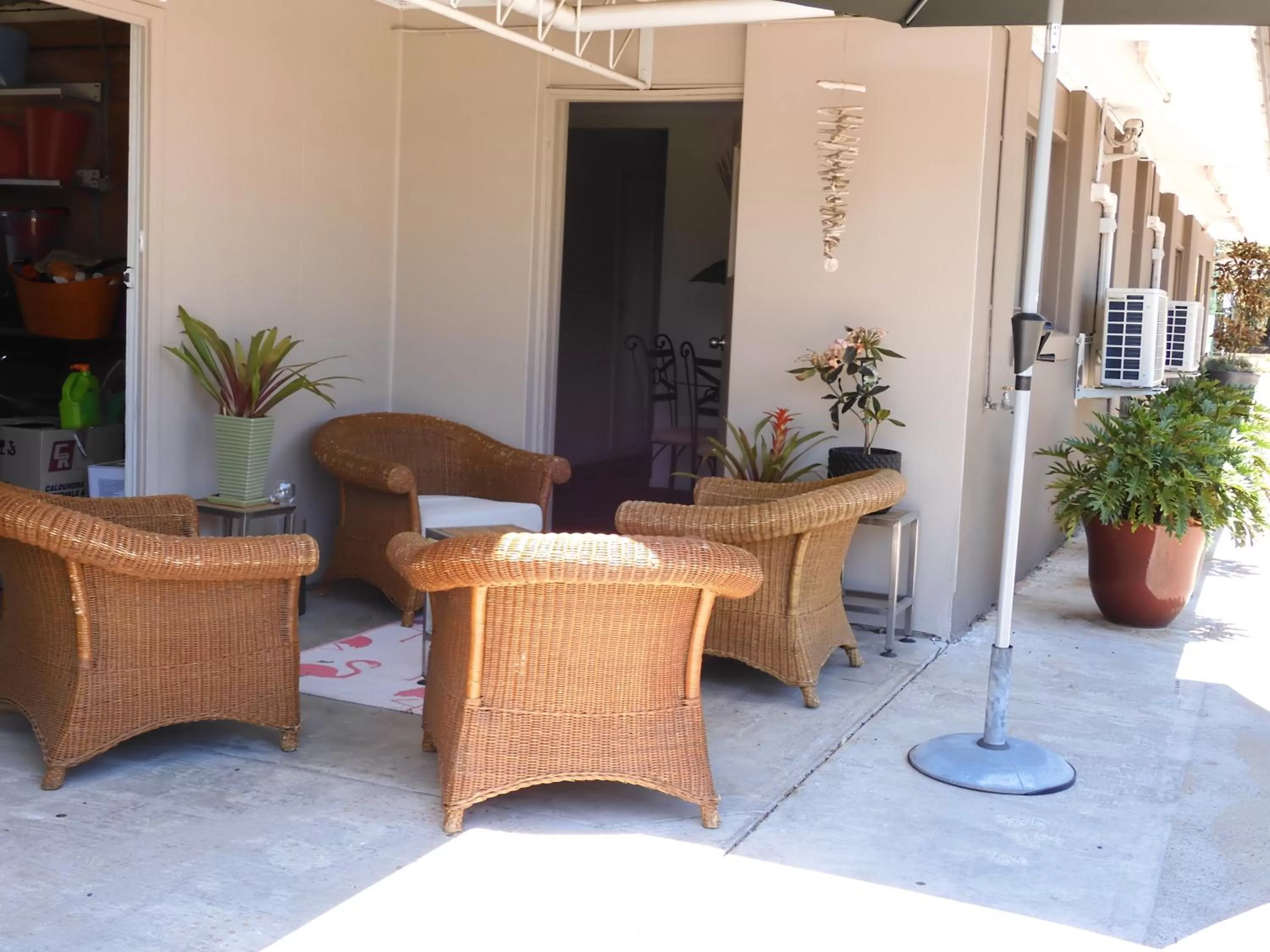 Decorative detail in Dalby Parkview Motel