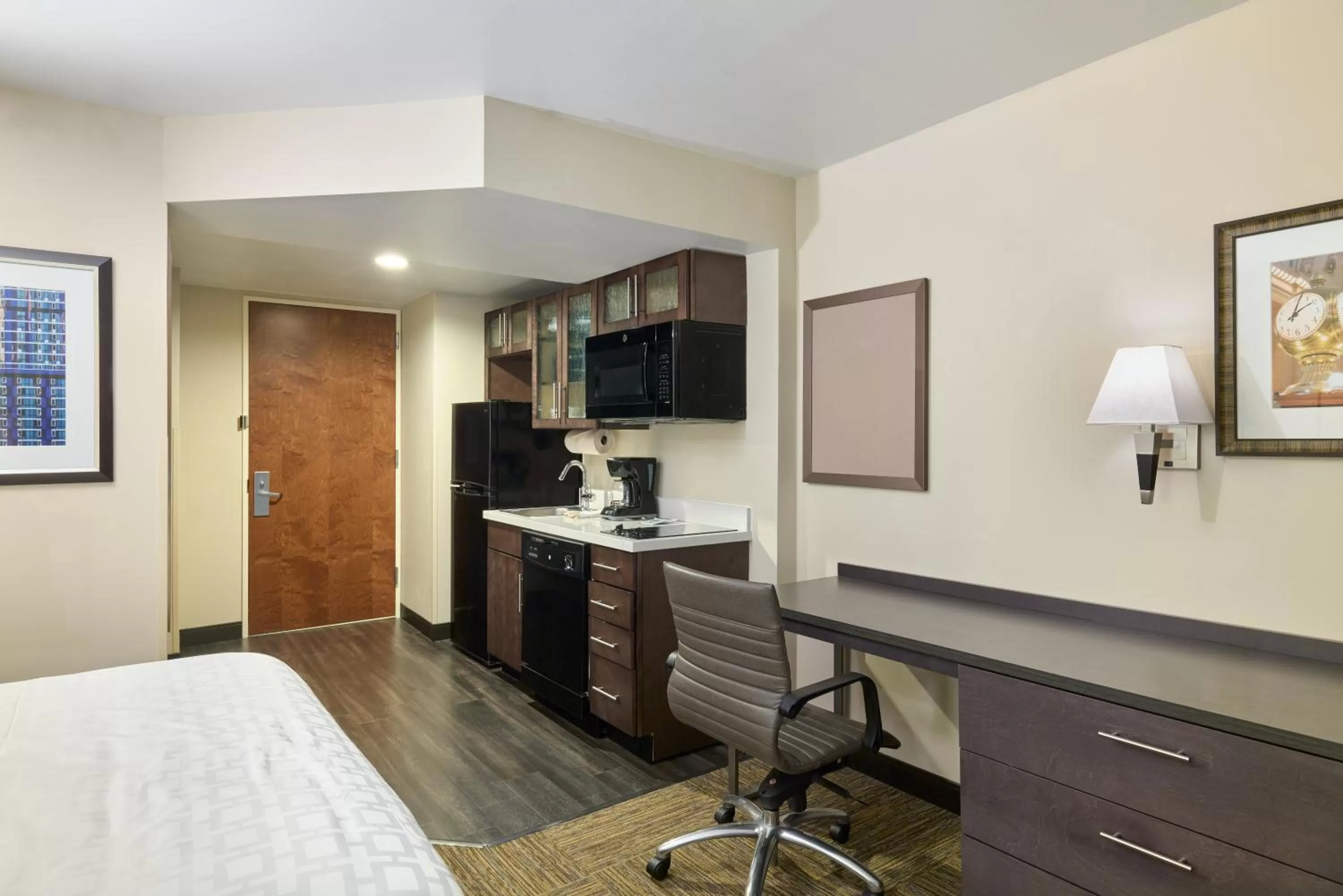 Coffee/tea facilities, Bed in Candlewood Suites NYC -Times Square by IHG