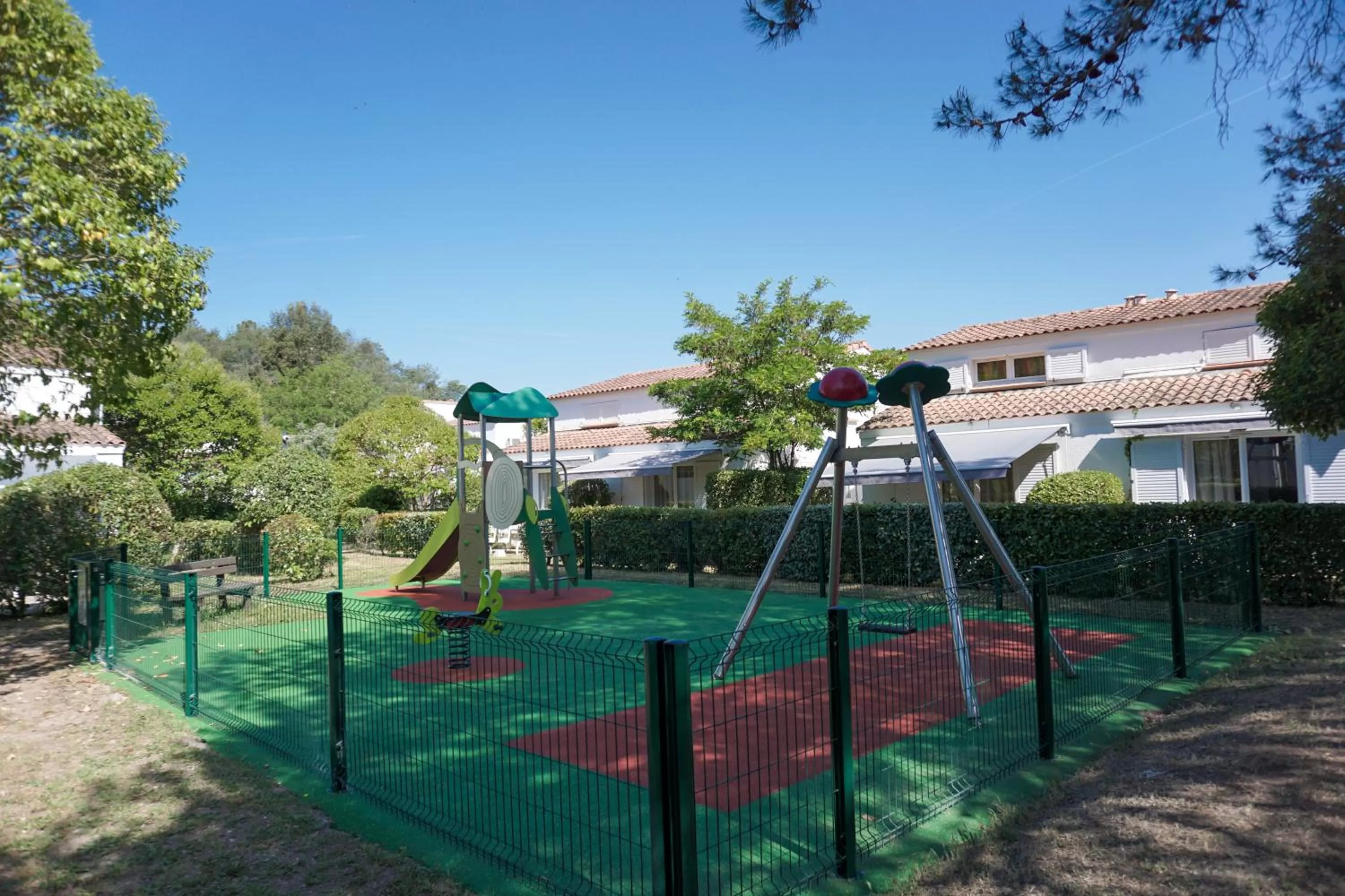 Children play ground in Comfort Aparthotel Mandelieu la Napoule Village