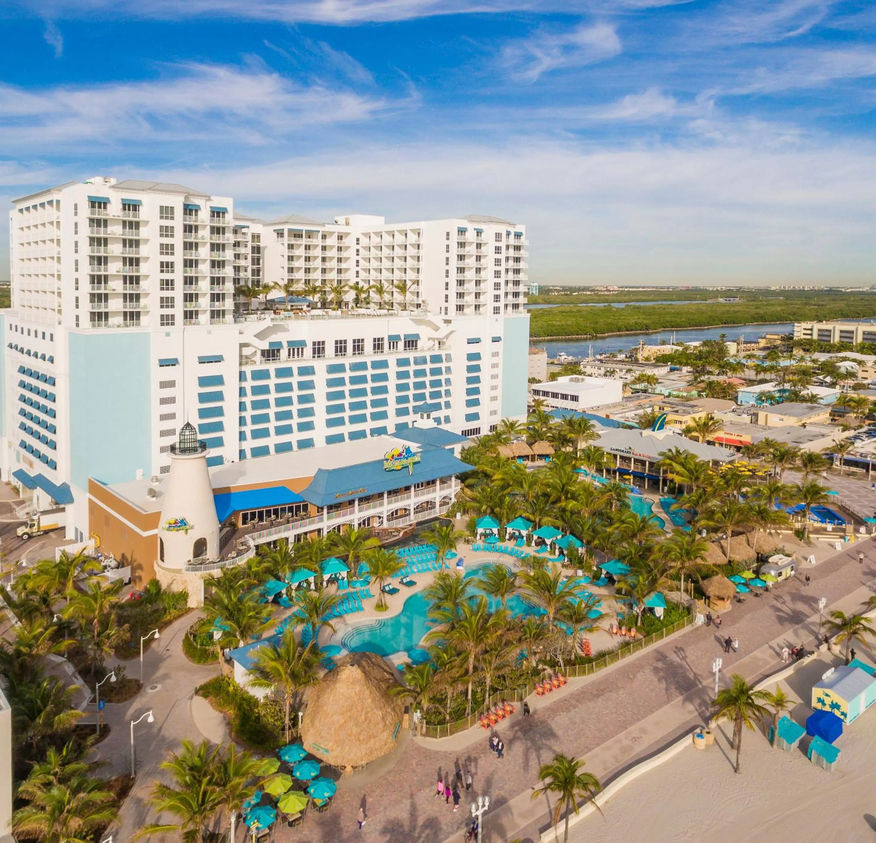 Property building in Margaritaville Hollywood Beach Resort
