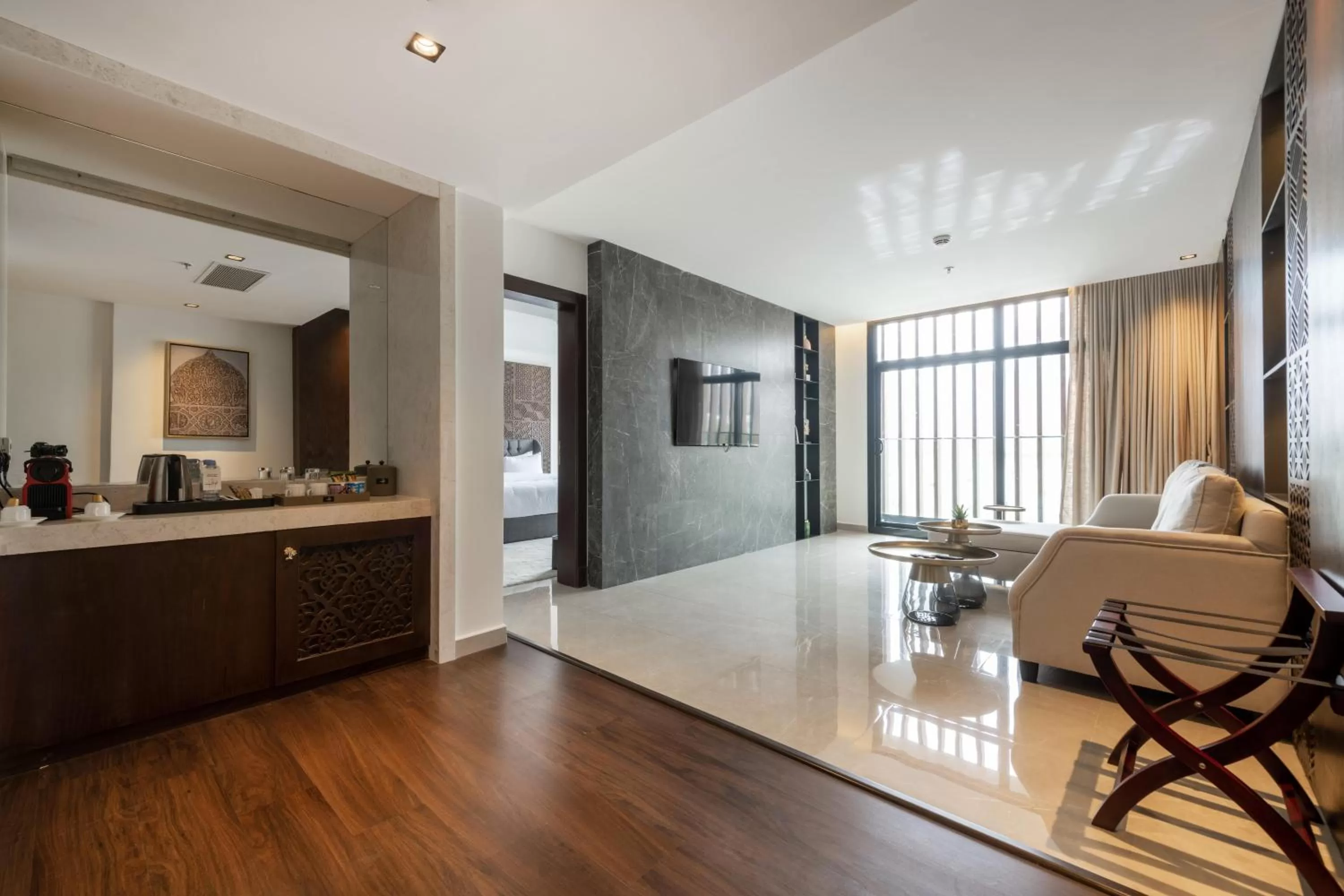 Living room in Tajreed Suites