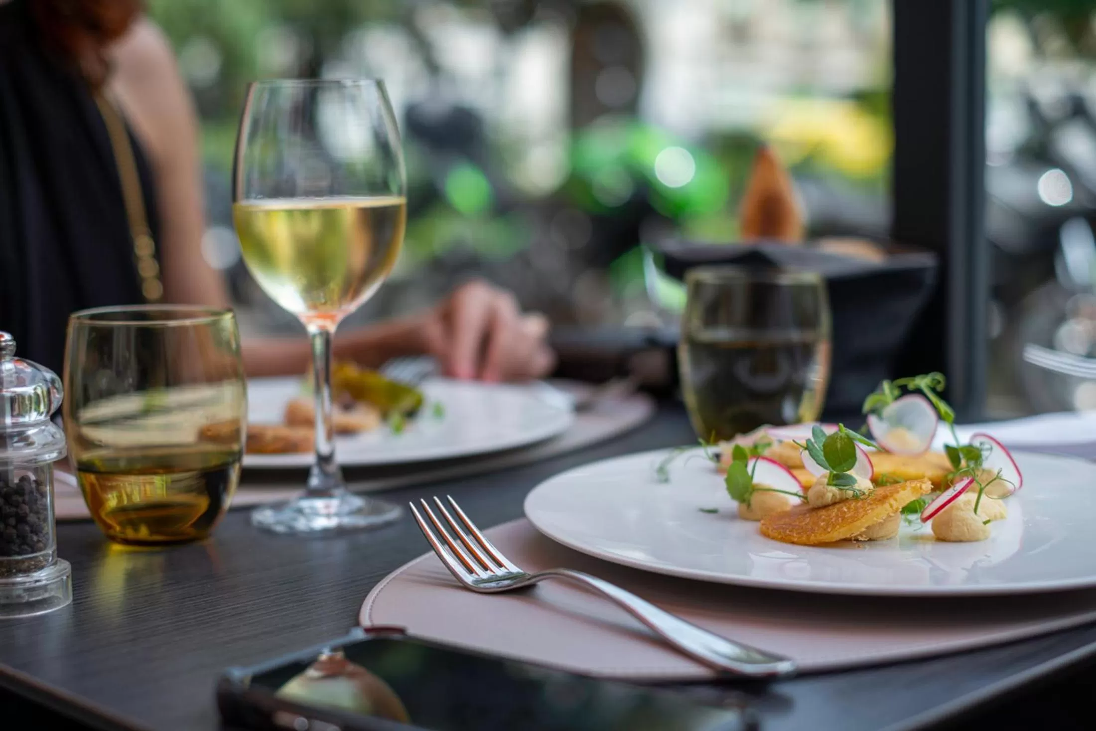 Patio in Hotel Bristol