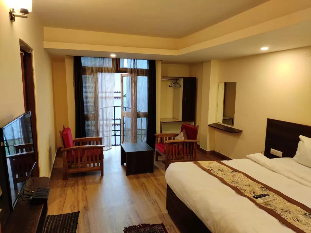 Photo of the whole room, Bed in Hotel The Narayani Continental