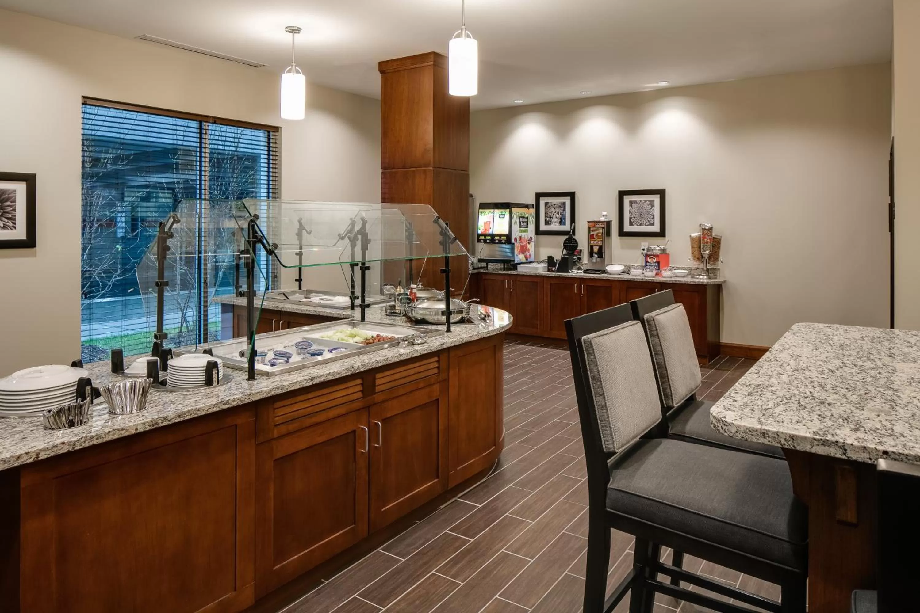 Breakfast in Staybridge Suites Des Moines Downtown by IHG