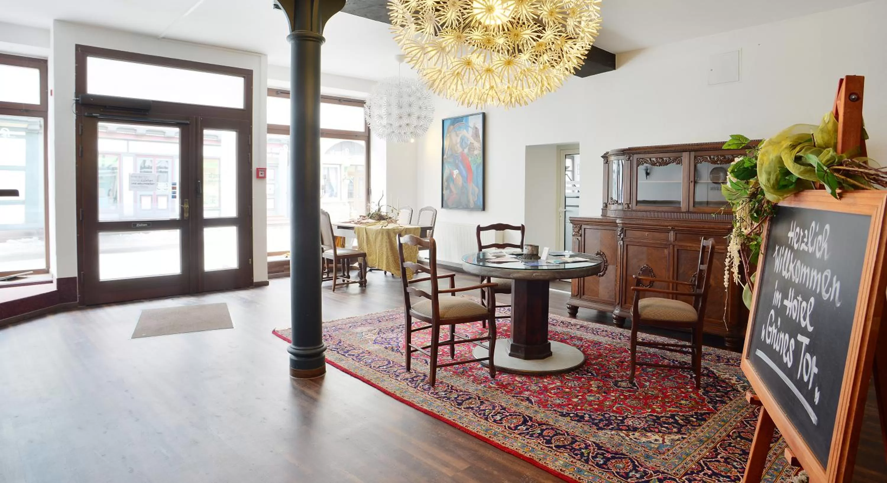 Lobby or reception in Grünes Tor