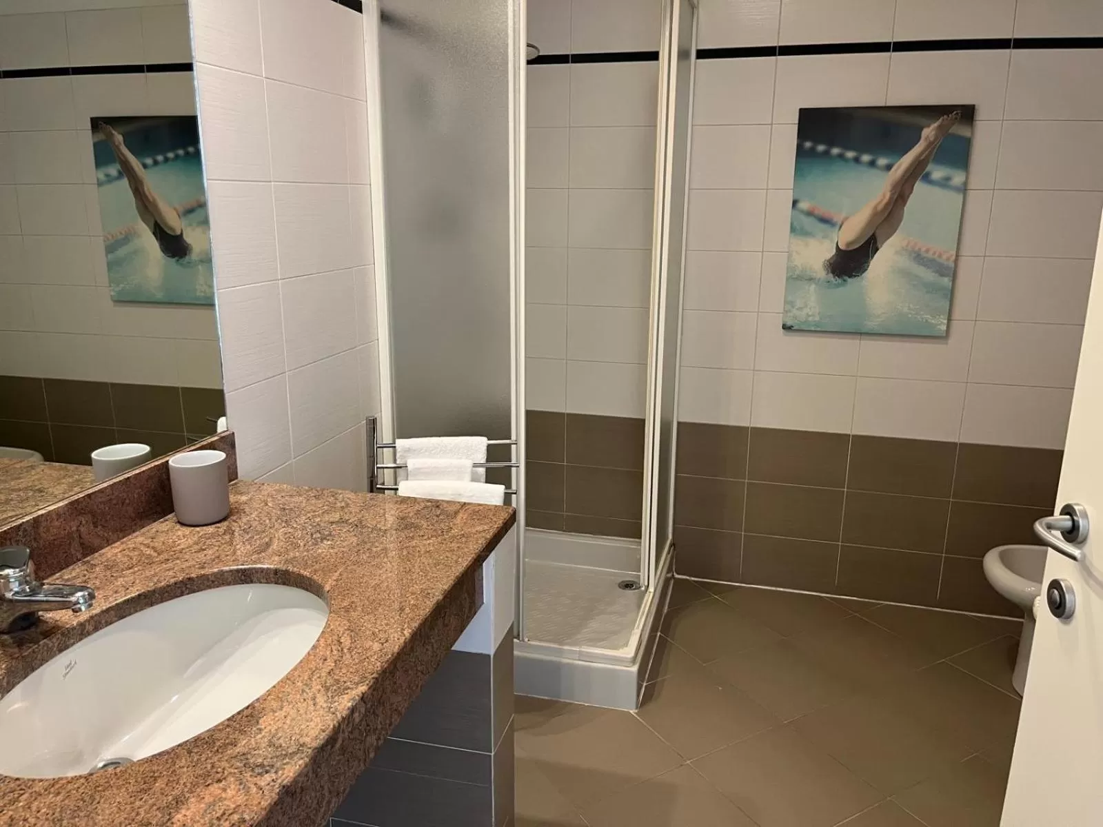 Bathroom in Hotel Sporting Brugherio