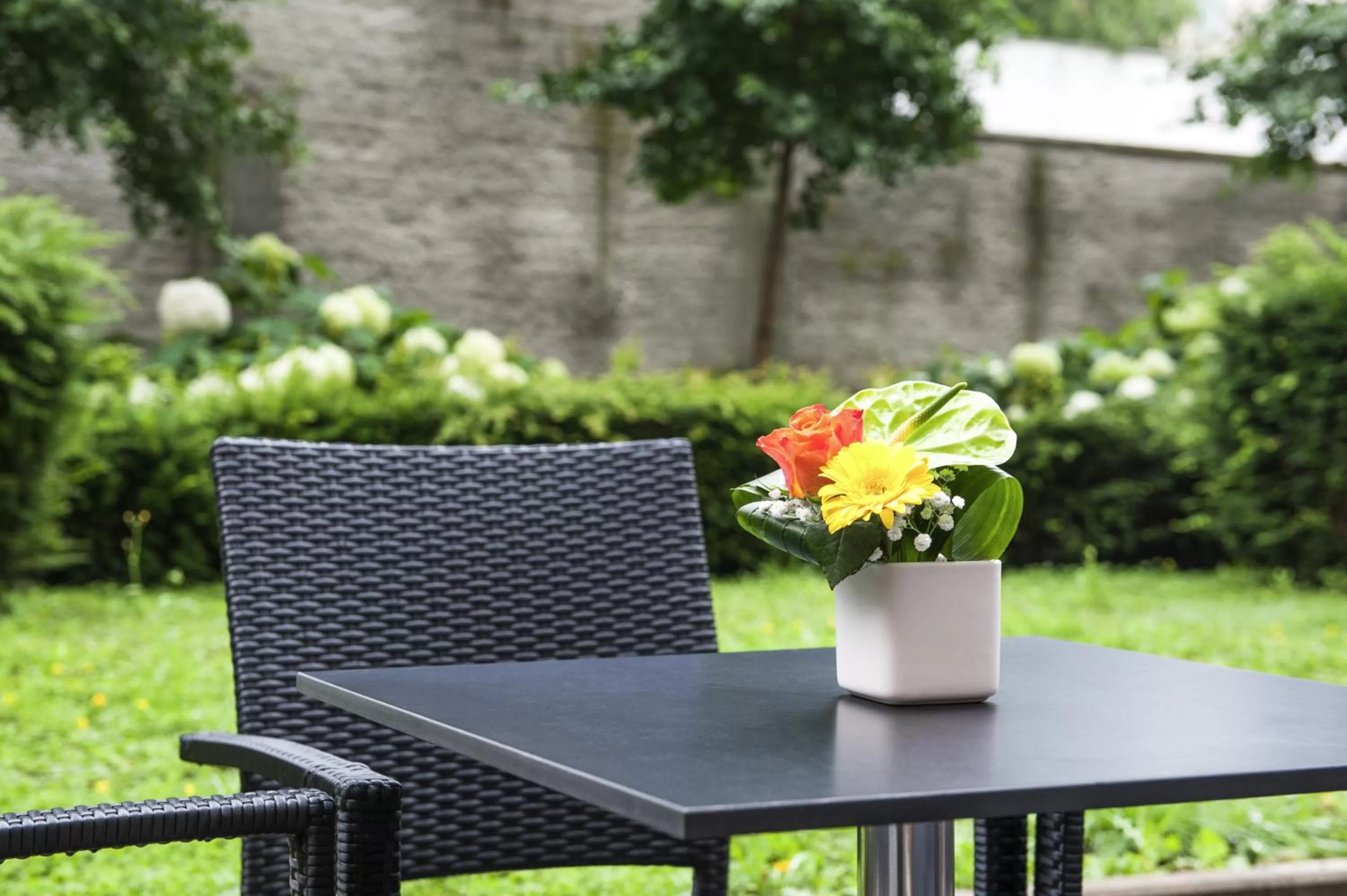 Garden in Novotel Brussels Centre Midi