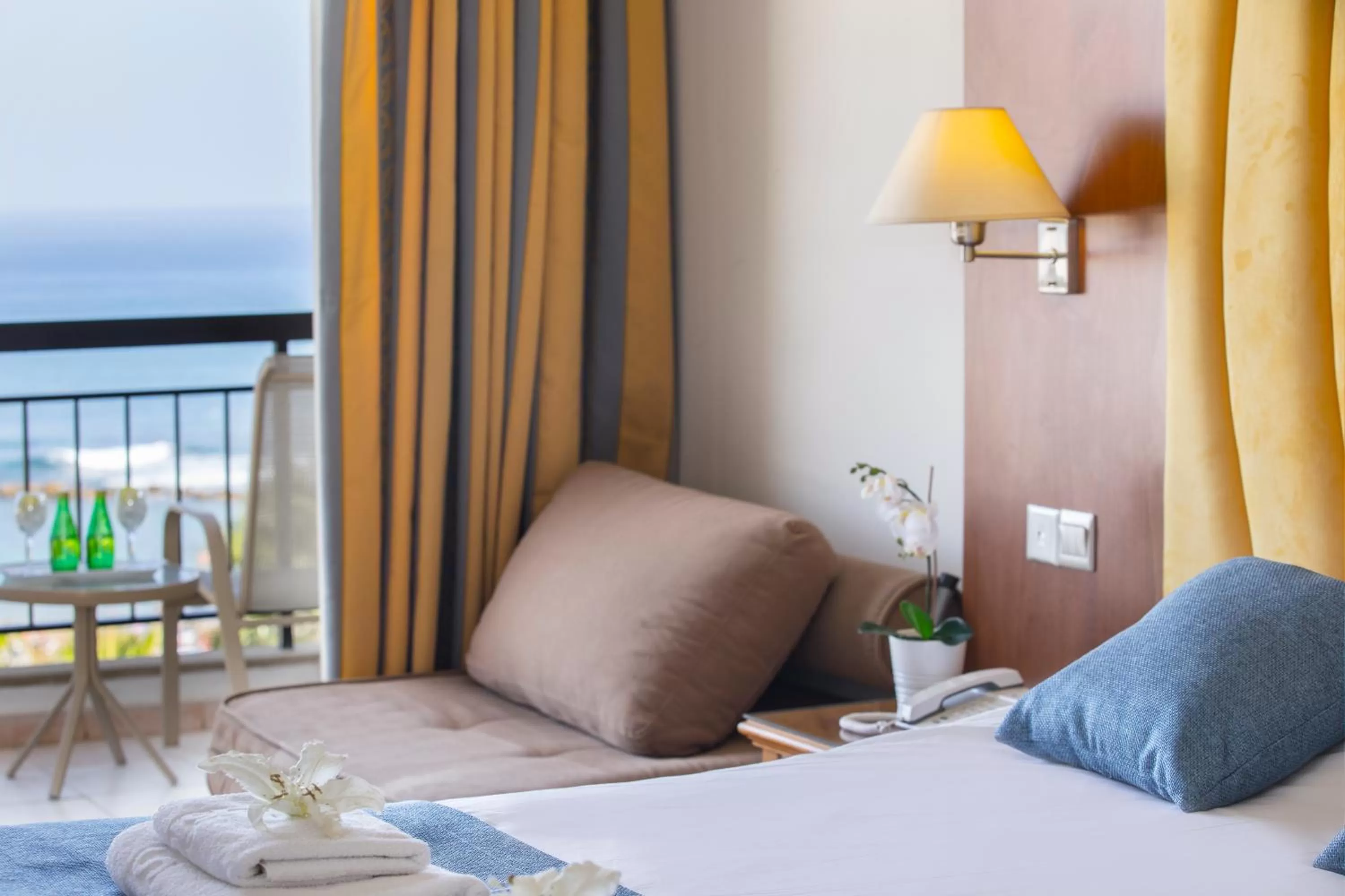 Bed in Anastasia Waterpark Beach Resort