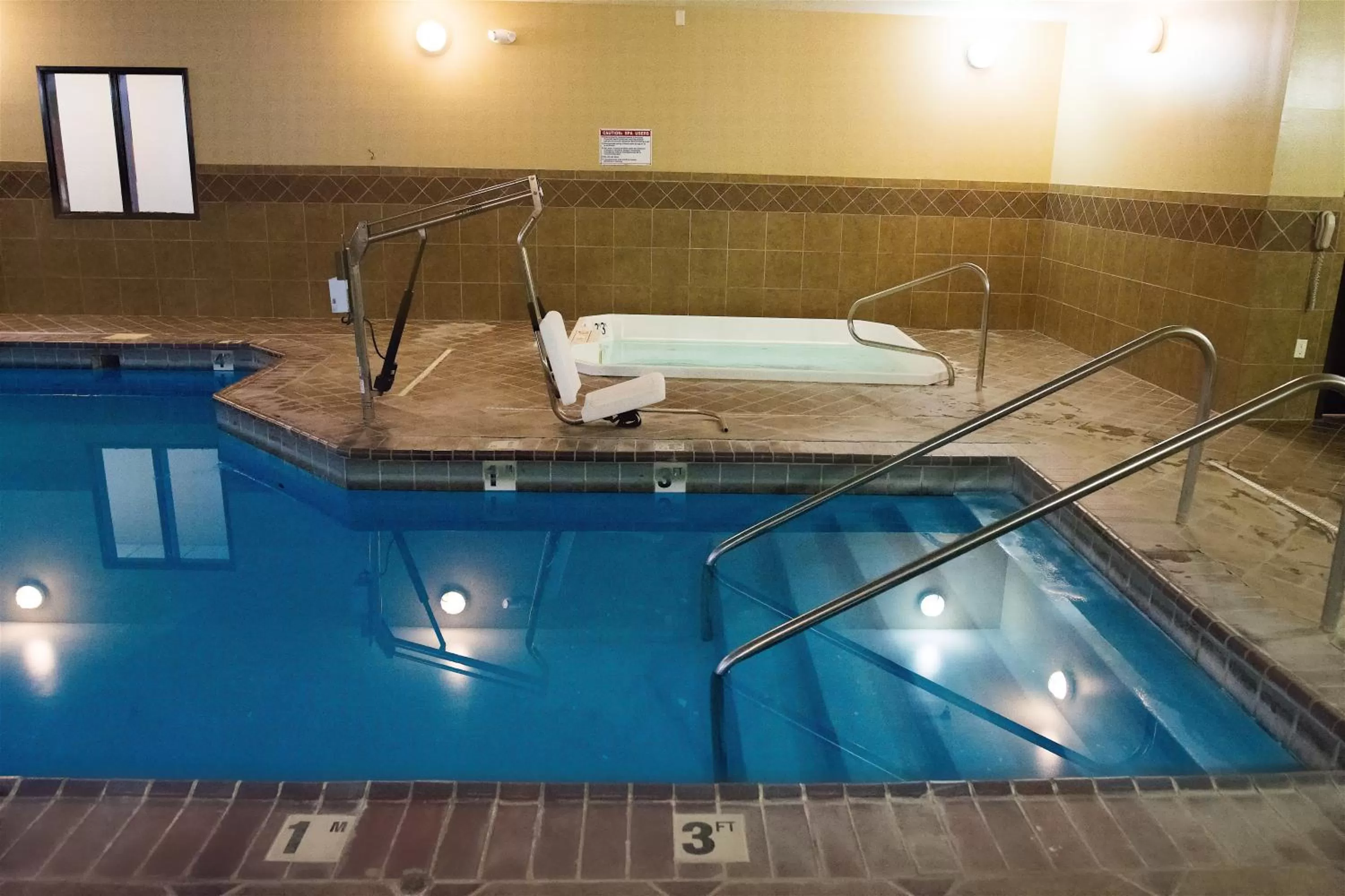 Swimming pool in Holiday Inn Express Devils Lake by IHG