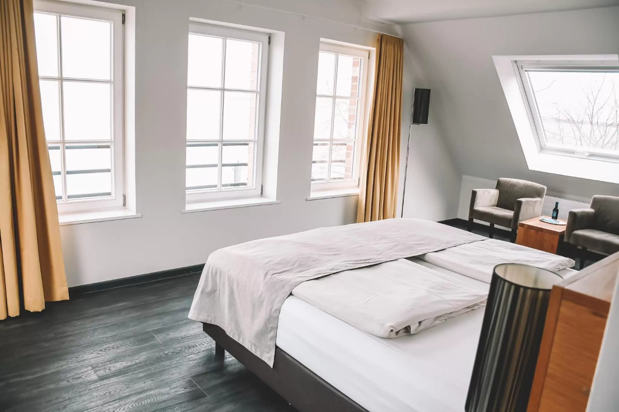 Bed in Hotel Hafenresidenz Stralsund