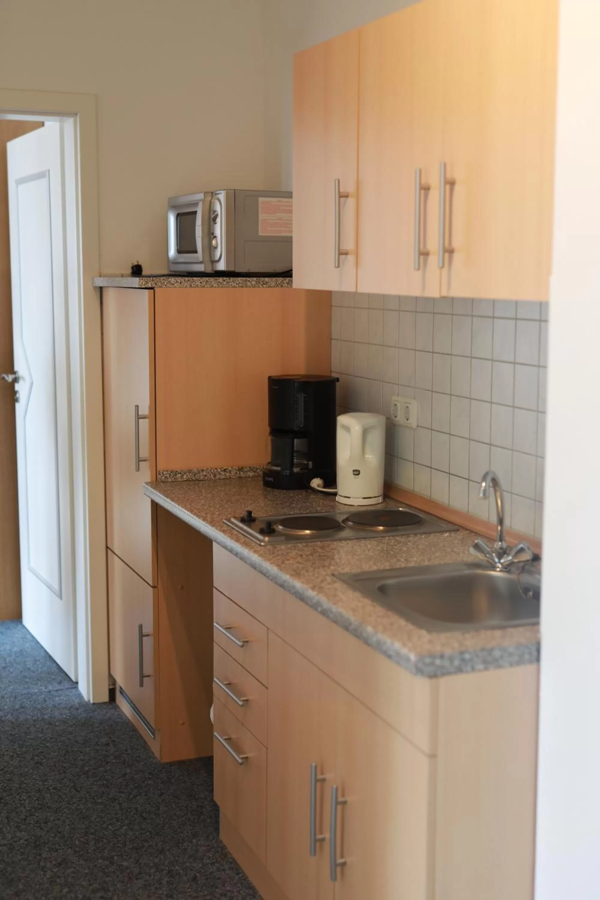 Kitchen or kitchenette in Hotel zur Börse